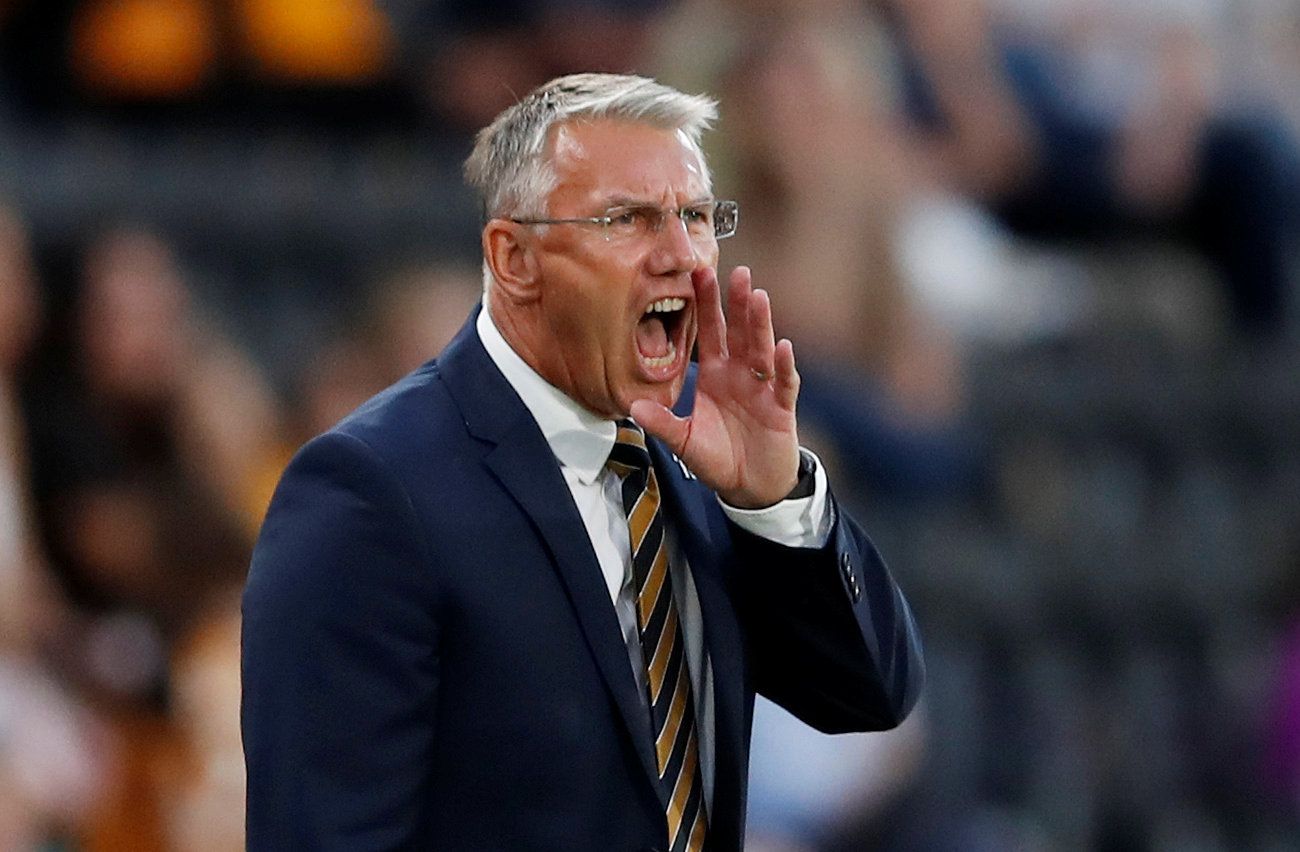 Soccer Football - Championship - Hull City v Aston Villa - KCOM Stadium, Hull, Britain - August 6, 2018   Hull City manager Nigel Adkins       Action Images/Carl Recine    EDITORIAL USE ONLY. No use with unauthorized audio, video, data, fixture lists, club/league logos or 