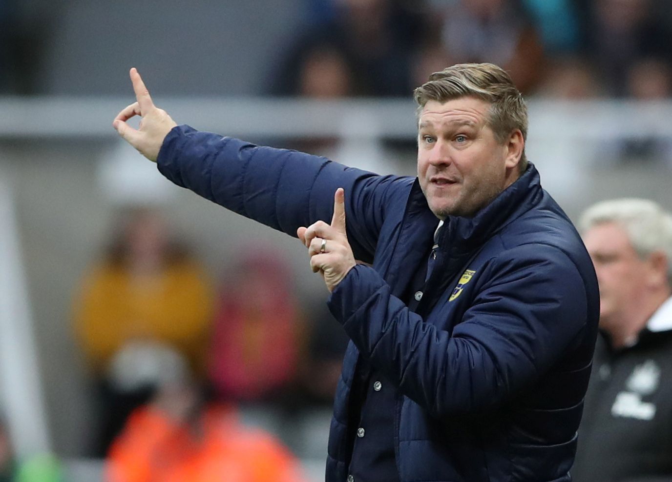 Soccer Football - FA Cup Fourth Round - Newcastle United v Oxford United - St James' Park, Newcastle, Britain - January 25, 2020  Oxford United manager Karl Robinson   REUTERS/Scott Heppell