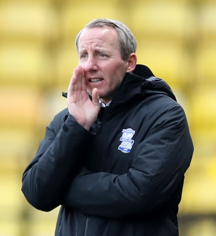 Soccer Football - Championship - Watford v Birmingham City - Vicarage Road, Watford, Britain - March 20, 2021 Birmingham City manager Lee Bowyer reacts Action Images/Peter Cziborra EDITORIAL USE ONLY. No use with unauthorized audio, video, data, fixture lists, club/league logos or 'live' services. Online in-match use limited to 75 images, no video emulation. No use in betting, games or single club /league/player publications.  Please contact your account representative for further details.