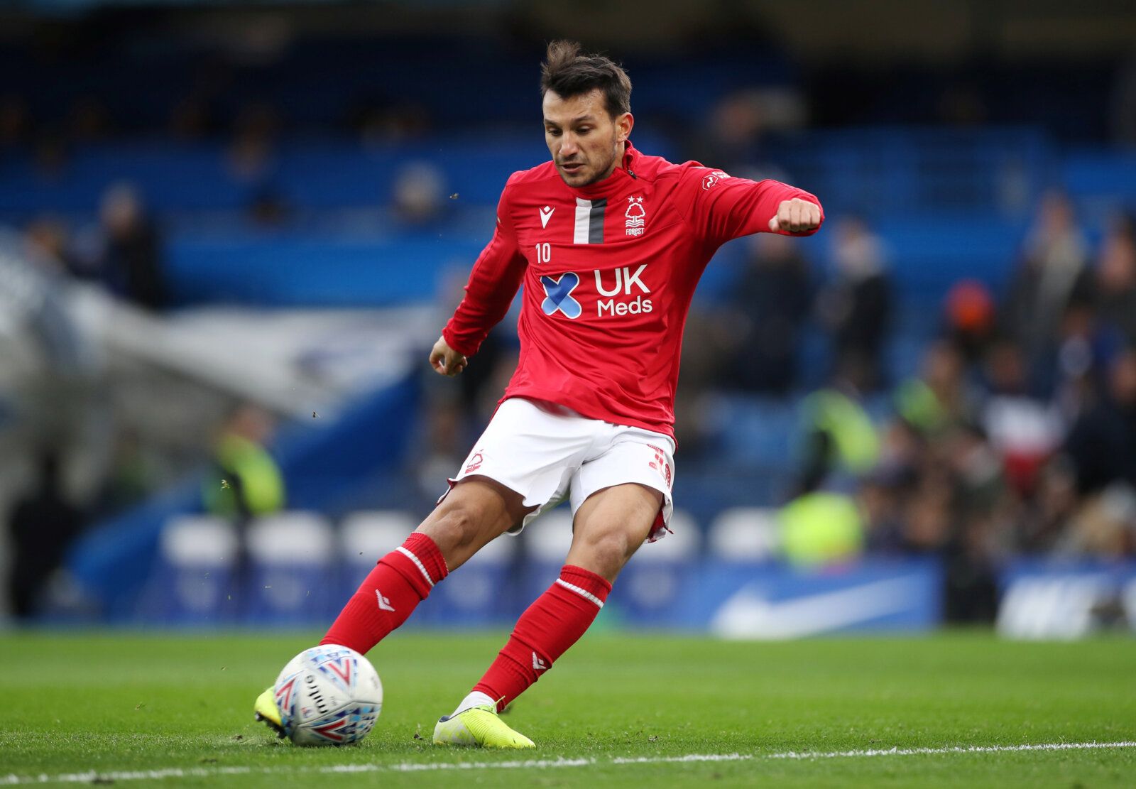 Soccer Football - FA Cup - Third Round - Chelsea v Nottingham Forest - Stamford Bridge, London, Britain - January 5, 2020  Nottingham Forest's Joao Carvalho during the warm up before the match    REUTERS/David Klein
