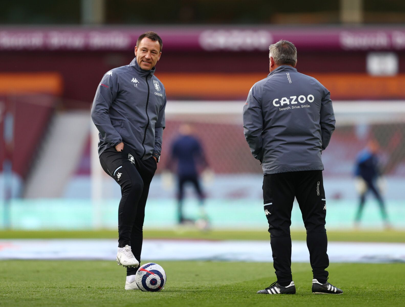 Soccer Football - Premier League - Aston Villa v West Bromwich Albion  - Villa Park, Birmingham, Britain - April 25, 2021 Aston Villa assistant manager John Terry before the match Pool via REUTERS/Michael Steele EDITORIAL USE ONLY. No use with unauthorized audio, video, data, fixture lists, club/league logos or 'live' services. Online in-match use limited to 75 images, no video emulation. No use in betting, games or single club /league/player publications.  Please contact your account representa