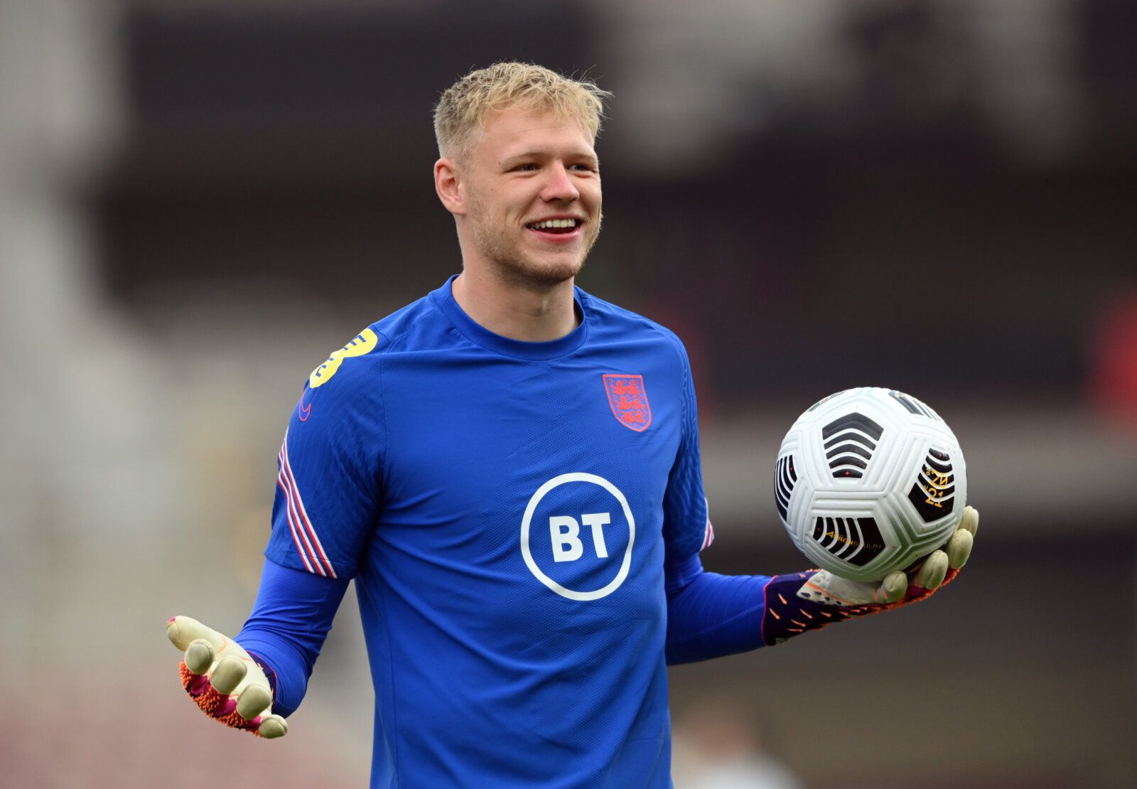 Soccer Football - International Friendly - England v Austria - Riverside Stadium, Middlesbrough, Britain - June 2, 2021 England's Aaron Ramsdale during the warm up before the match Pool via REUTERS/Stu Forster