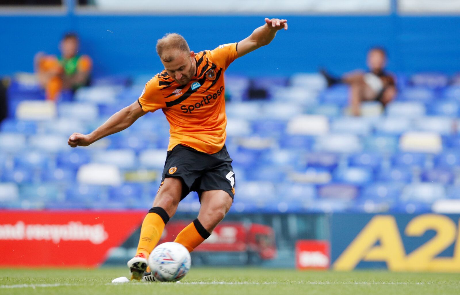 Soccer Football - Championship - Birmingham City v Hull City - St Andrew's, Birmingham, Britain - June 27, 2020 Hull City's Herbie Kane scores their third goal, as play resumes behind closed doors following the outbreak of the coronavirus disease (COVID-19)  Action Images/Andrew Couldridge  EDITORIAL USE ONLY. No use with unauthorized audio, video, data, fixture lists, club/league logos or 