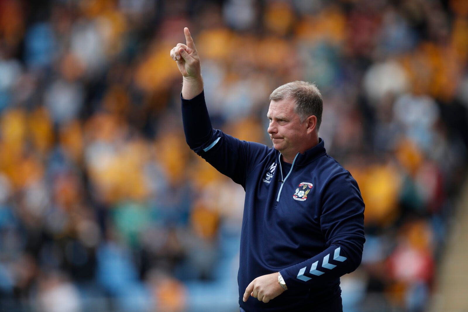 Soccer Football - Pre Season Friendly - Coventry City v Wolverhampton Wanderers - Coventry Building Society Arena, Coventry, Britain - August 1, 2021 Coventry City manager Mark Robins Action Images via Reuters/Paul Childs