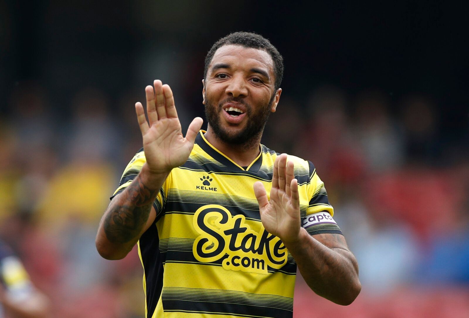 Soccer Football - Pre Season Friendly - Watford v West Bromwich Albion - Vicarage Road, Watford, Britain - July 24, 2021 Watford's Troy Deeney Action Images via Reuters/Paul Childs