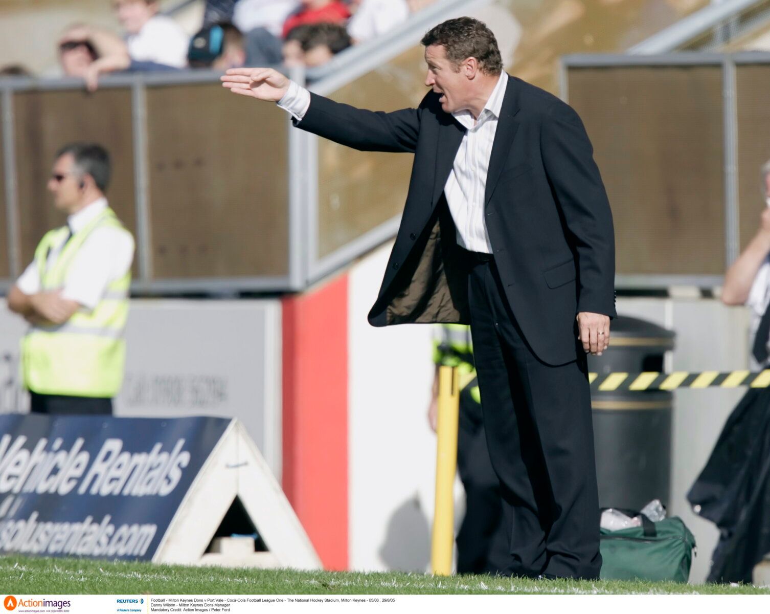 Football - Milton Keynes Dons v Port Vale - Coca-Cola Football League One - The National Hockey Stadium, Milton Keynes - 05/06 , 29/8/05 
Danny Wilson - Milton Keynes Dons Manager 
Mandatory Credit: Action Images / Peter Ford
