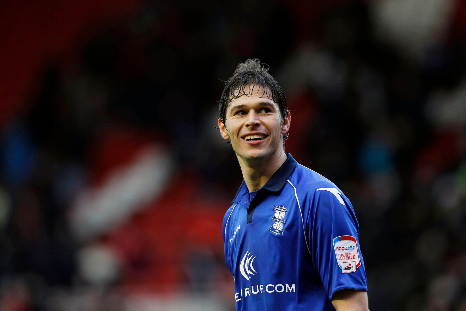 Football - Middlesbrough v Birmingham City - npower Football League Championship - The Riverside Stadium - 16/3/13 
Birmingham City's Nikola Zigic applauds the fans after the match 
Mandatory Credit: Action Images / Craig Brough 
Livepic 
EDITORIAL USE ONLY. No use with unauthorized audio, video, data, fixture lists, club/league logos or live services. Online in-match use limited to 45 images, no video emulation. No use in betting, games or single club/league/player publications.  Please contact