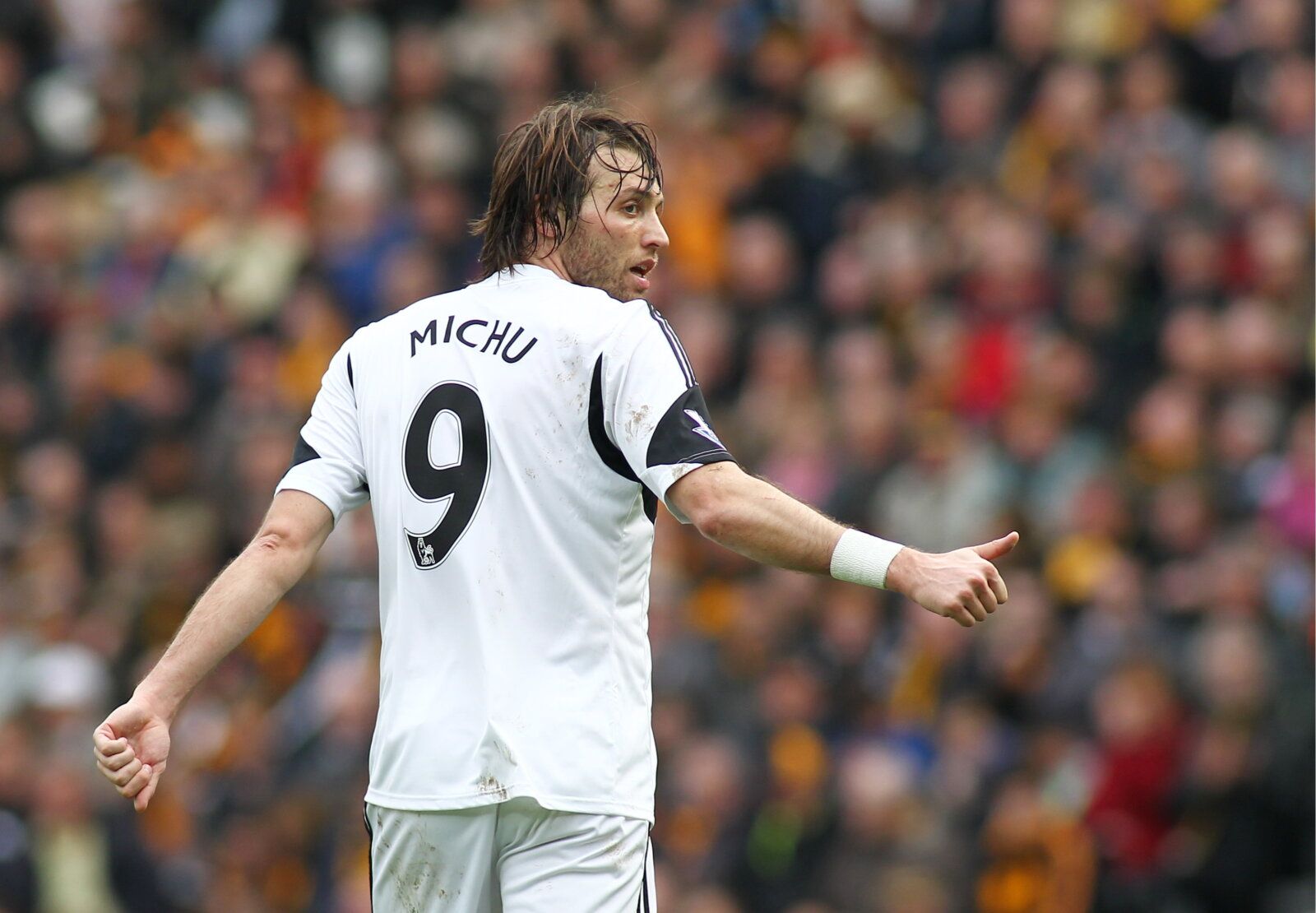 Football - Hull City v Swansea City - Barclays Premier League - The Kingston Communications Stadium - 13/14 - 5/4/14 
Michu - Hull City  
Mandatory Credit: Action Images / Ed Sykes 
EDITORIAL USE ONLY. No use with unauthorized audio, video, data, fixture lists, club/league logos or 