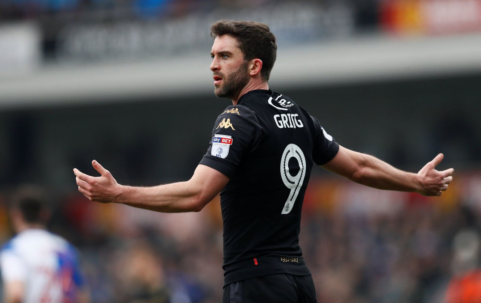 Soccer Football - League One - Blackburn Rovers vs Wigan Athletic - Ewood Park, Blackburn, Britain - March 4, 2018  Wigan Athletic's Will Grigg reacts  Action Images/Jason Cairnduff  EDITORIAL USE ONLY. No use with unauthorized audio, video, data, fixture lists, club/league logos or 