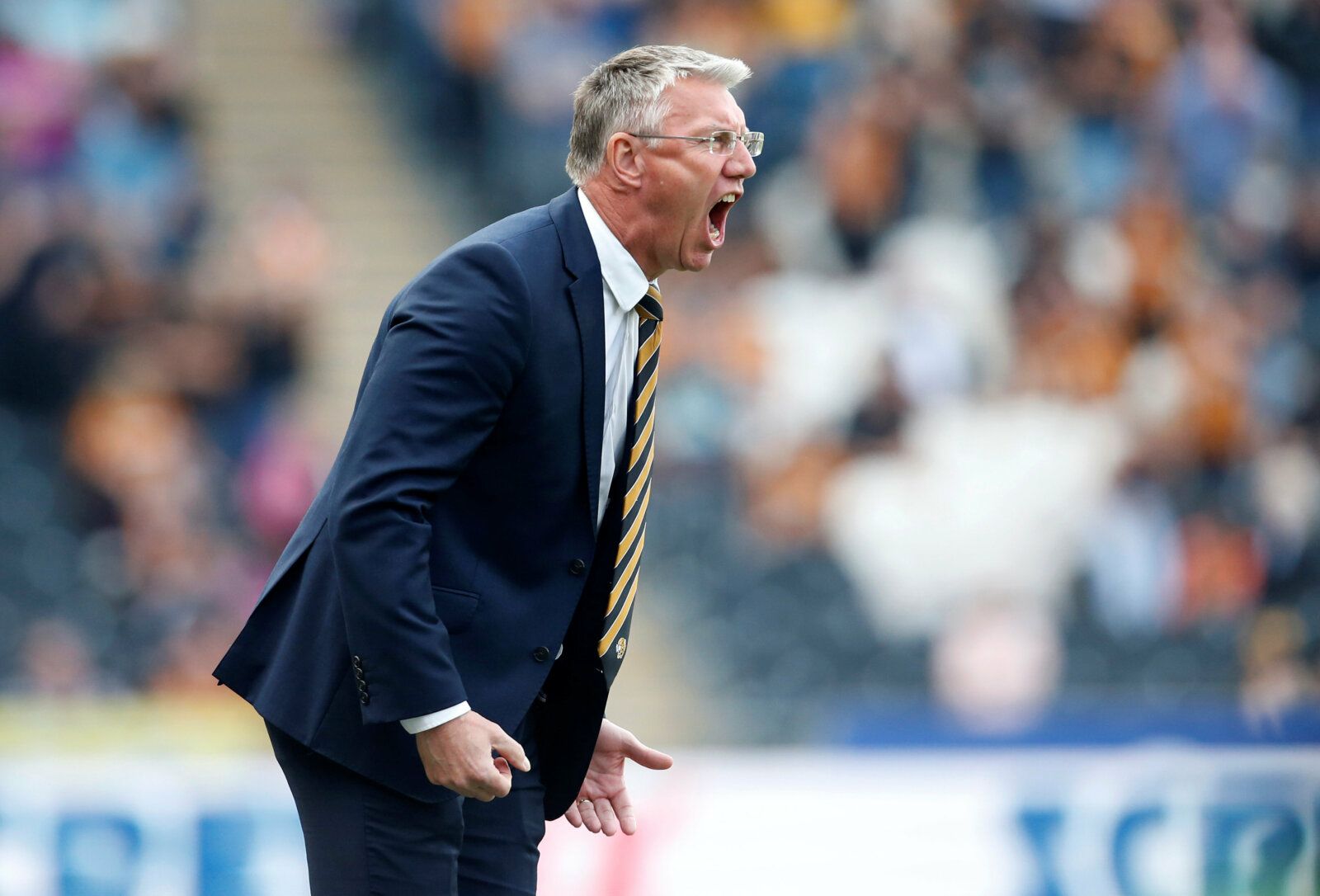 Soccer Football - Championship - Hull City v Sheffield United - KCOM Stadium, Hull, Britain - April 22, 2019  Hull City manager Nigel Adkins  Action Images/Ed Sykes  EDITORIAL USE ONLY. No use with unauthorized audio, video, data, fixture lists, club/league logos or 