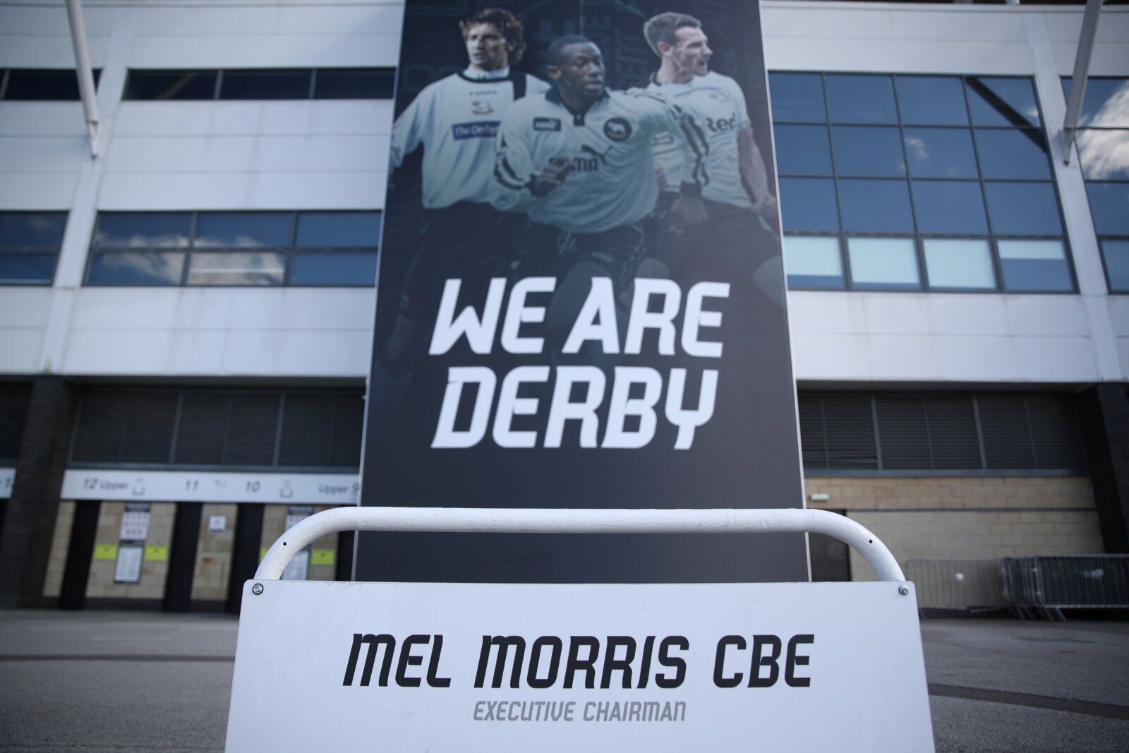 Soccer Football - Derby County General Views - Pride Park, Derby, Britain - September 20, 2021.  The car parking space of Derby County Chairman Mel Morris is pictured at Pride Park  Action Images via Reuters/Carl Recine