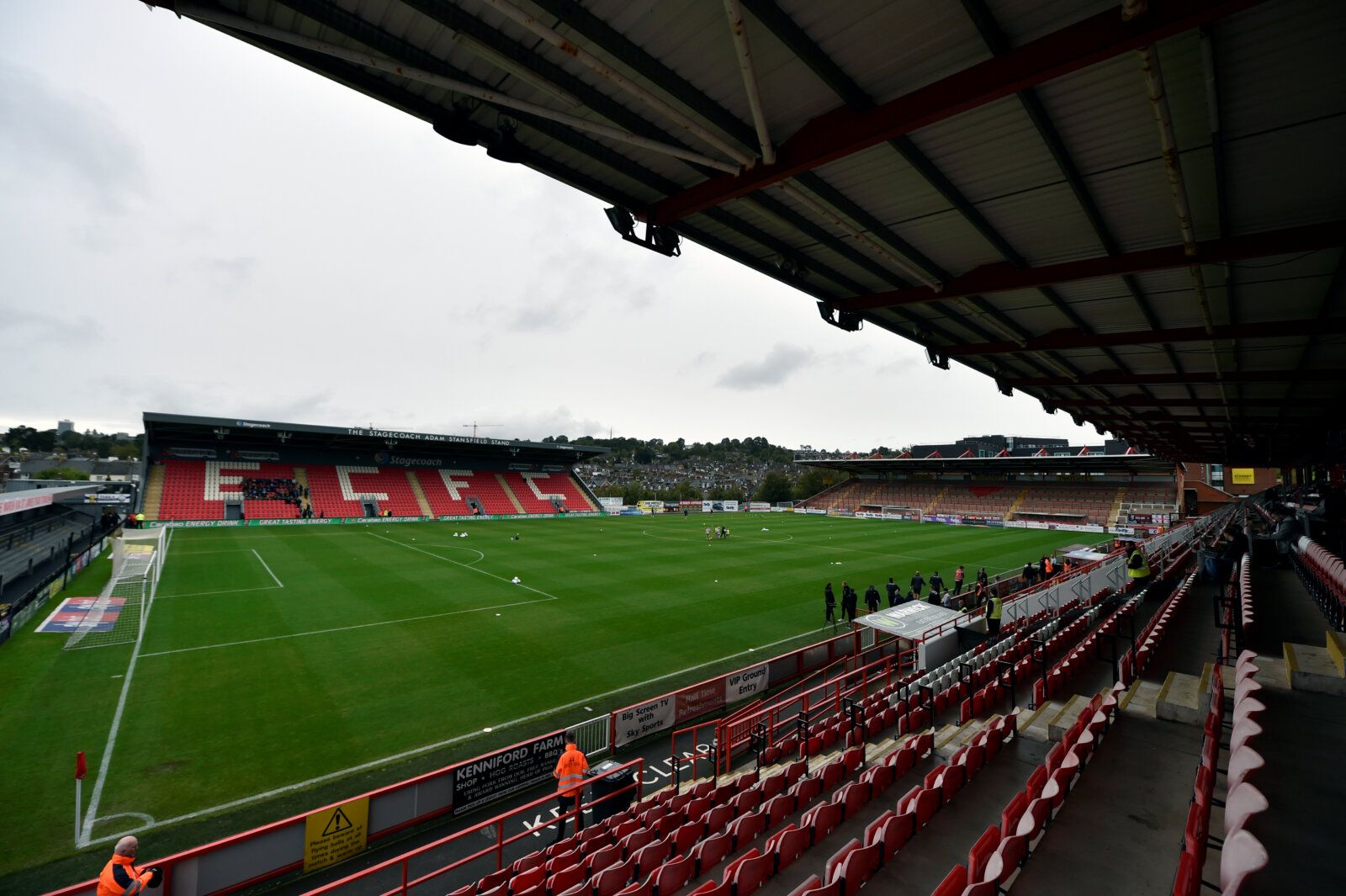 Soccer Football - League Two - Exeter City v Forest Green Rovers - St James Park, Exeter, Britain - October 12, 2019  General view before the match  Action Images/Adam Holt  EDITORIAL USE ONLY. No use with unauthorized audio, video, data, fixture lists, club/league logos or 