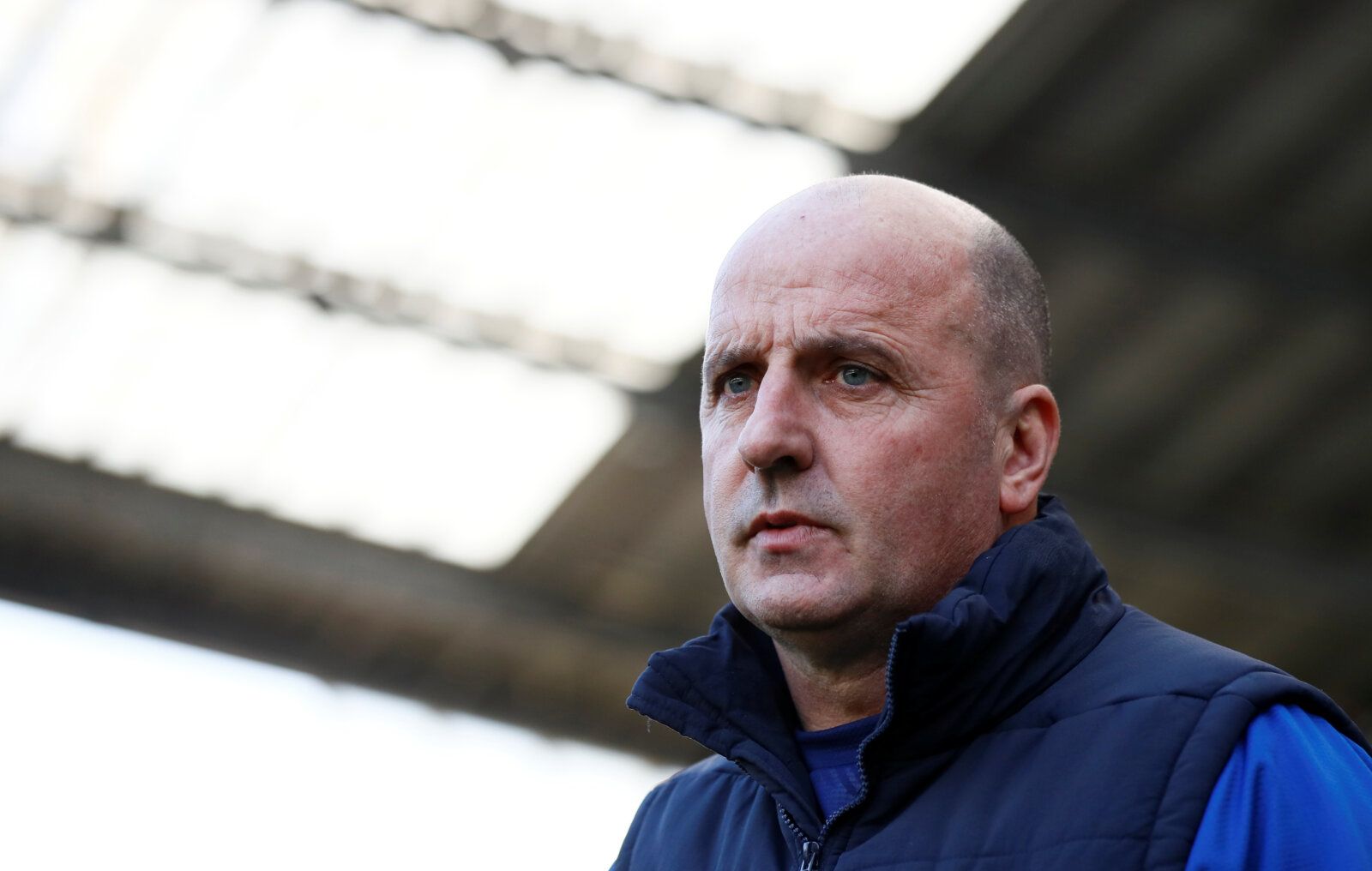 Soccer Football - Championship - Wigan Athletic v Preston North End - DW Stadium, Wigan, Britain - February 8, 2020   Wigan Athletic manager Paul Cook   Action Images/Jason Cairnduff    EDITORIAL USE ONLY. No use with unauthorized audio, video, data, fixture lists, club/league logos or 