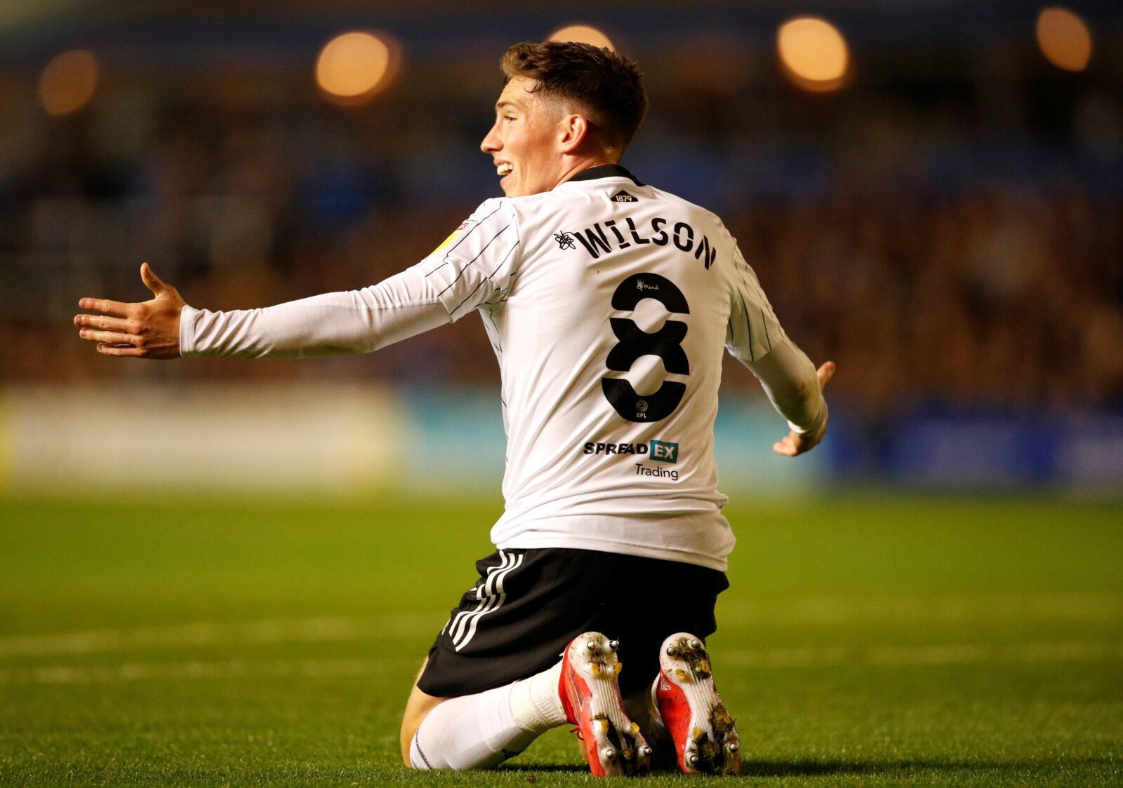 Soccer Football - Championship - Birmingham City v Fulham - St Andrew's, Birmingham, Britain - September 15, 2021  Fulham's Harry Wilson reacts  Action Images/Andrew Boyers  EDITORIAL USE ONLY. No use with unauthorized audio, video, data, fixture lists, club/league logos or 