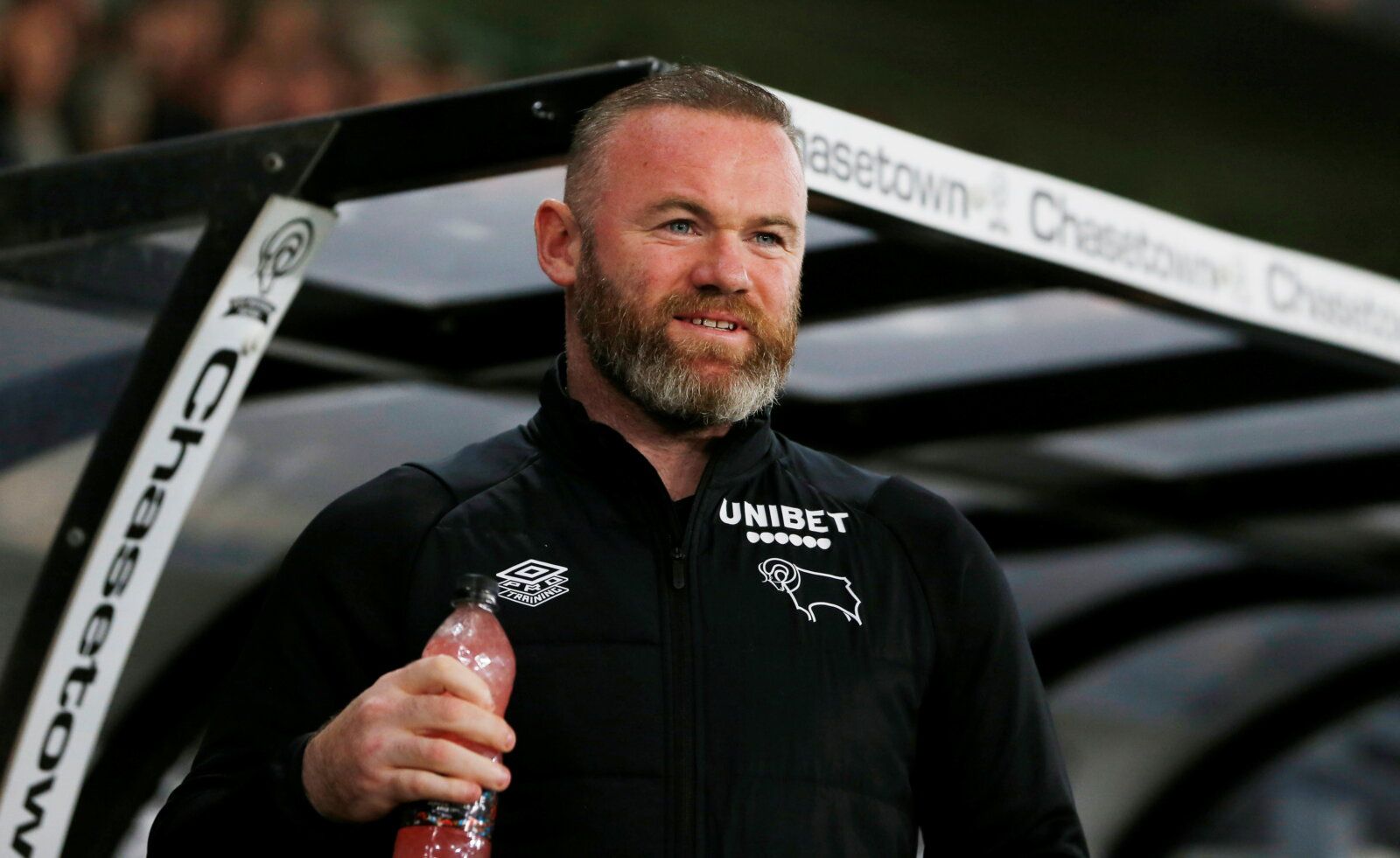 Soccer Football - Championship - Derby County v Luton Town - Pride Park, Derby, Britain - October 19, 2021  Derby County Manager Wayne Rooney   Action Images/Craig Brough    EDITORIAL USE ONLY. No use with unauthorized audio, video, data, fixture lists, club/league logos or 