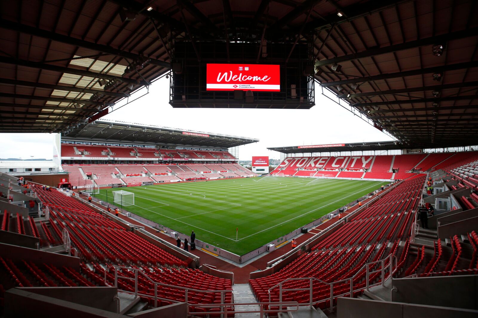 Soccer Football - Pre Season Friendly - Stoke City v Aston Villa - bet365 Stadium, Stoke-on-Trent, Britain - July 24, 2021  General view of inside the stadium before the match Action Images via Reuters/Ed Sykes