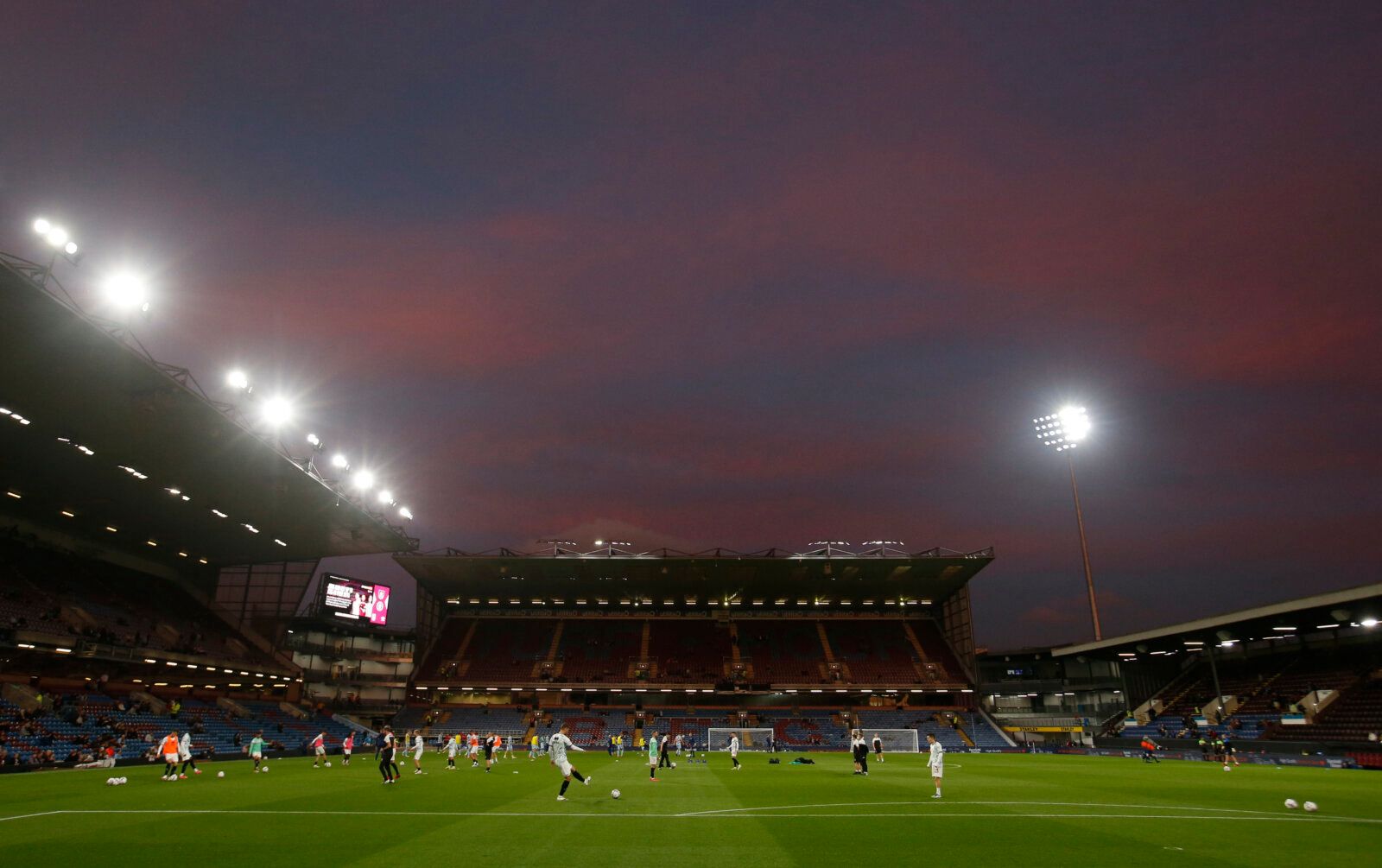 Soccer Football - Carabao Cup - Third Round - Burnley v Rochdale - Turf Moor, Burnley, Britain - September 21, 2021  General view inside the stadium before the match Action Images via Reuters/Ed Sykes EDITORIAL USE ONLY. No use with unauthorized audio, video, data, fixture lists, club/league logos or 'live' services. Online in-match use limited to 75 images, no video emulation. No use in betting, games or single club /league/player publications.  Please contact your account representative for fu