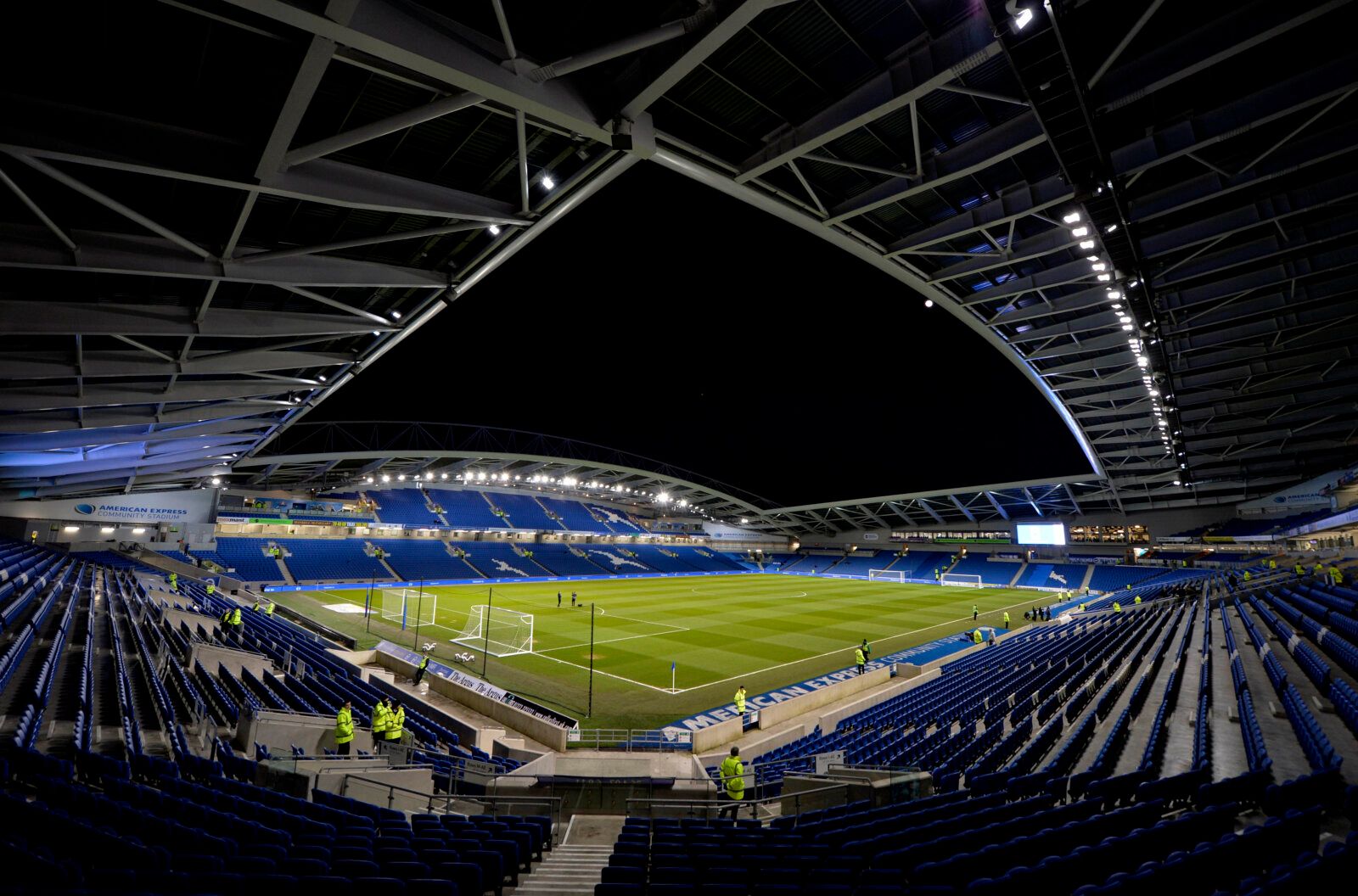 Football - Brighton &amp; Hove Albion v Derby County - Sky Bet Football League Championship - The American Express Community Stadium - 3/3/15 
General view of The Amex Community Stadium  before the game 
Mandatory Credit: Action Images / Adam Holt 
Livepic 
EDITORIAL USE ONLY. No use with unauthorized audio, video, data, fixture lists, club/league logos or "live" services. Online in-match use limited to 45 images, no video emulation. No use in betting, games or single club/league/player publicat