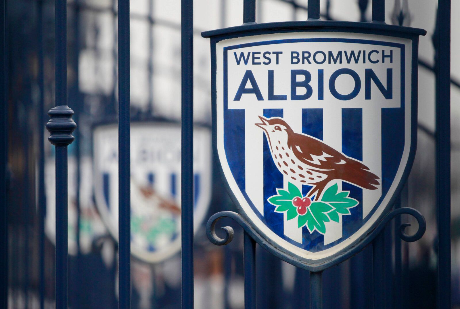 Football - West Bromwich Albion v Stoke City - Barclays Premier League - The Hawthorns - 14/3/15 
General view of The West Bromwich Albion logo before the game 
Mandatory Credit: Action Images / Ed Sykes 
Livepic 
EDITORIAL USE ONLY. No use with unauthorized audio, video, data, fixture lists, club/league logos or 