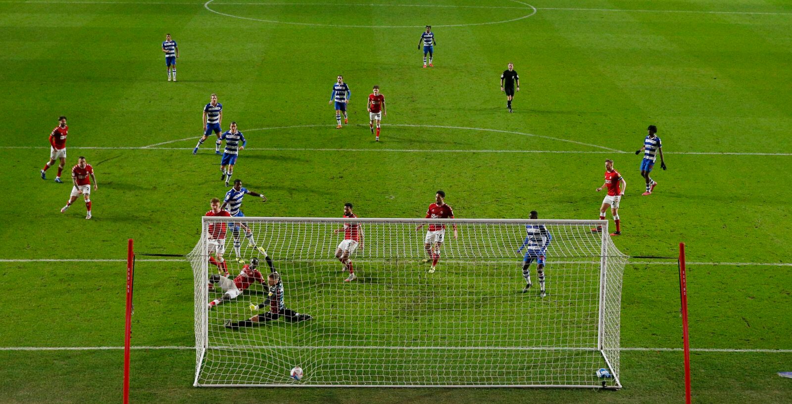 Soccer Football - Championship - Bristol City v Reading - Ashton Gate Stadium, Bristol, Britain - February 16, 2021 Reading’s Lucas Joao scores their first goal Action Images/Andrew Couldridge EDITORIAL USE ONLY. No use with unauthorized audio, video, data, fixture lists, club/league logos or 'live' services. Online in-match use limited to 75 images, no video emulation. No use in betting, games or single club /league/player publications.  Please contact your account representative for further de
