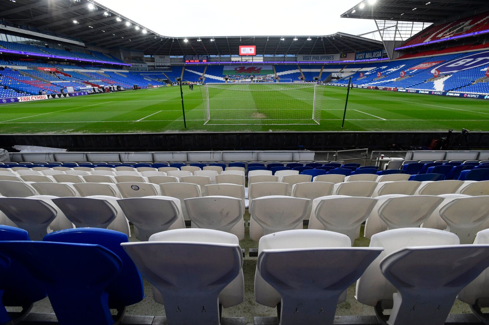 Soccer Football - World Cup Qualifiers Europe - Group E - Wales v Czech Republic - Cardiff City Stadium, Cardiff, Wales, Britain - March 30, 2021 General view inside the stadium before the match REUTERS/Rebecca Naden