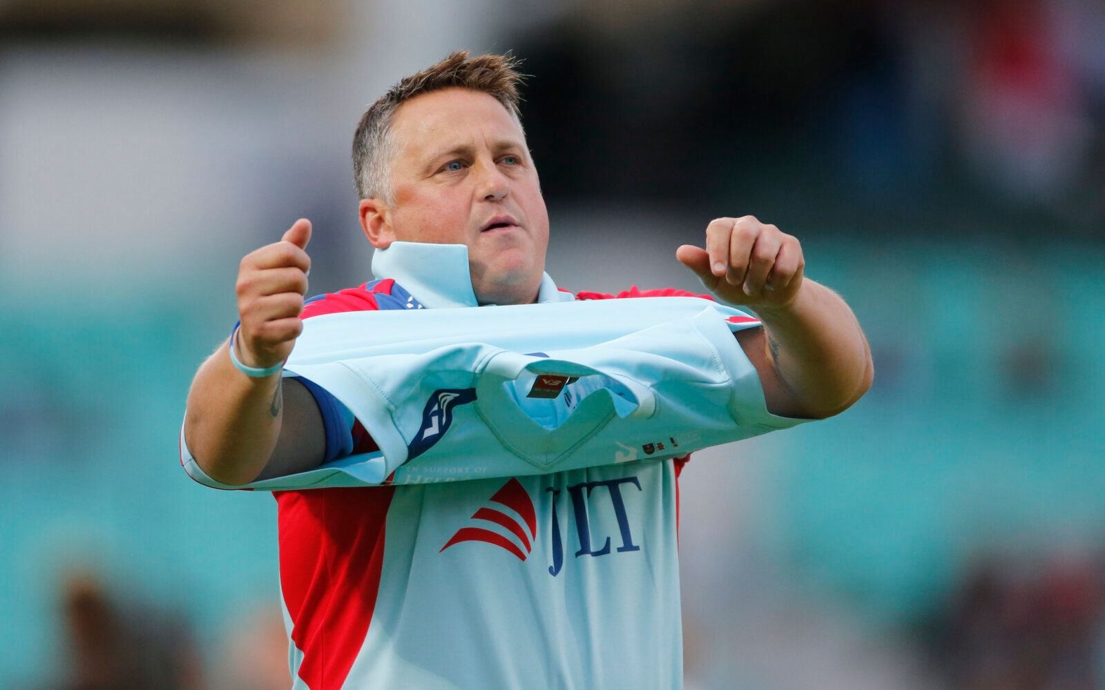 Cricket - Help for Heroes XI v Rest of the World XI - Cricket for Heroes T20 Charity Match - The Kia Oval - 17/9/15
Darren Gough of Help for Heroes XI
Mandatory Credit: Action Images / Paul Childs

EDITORIAL USE ONLY.