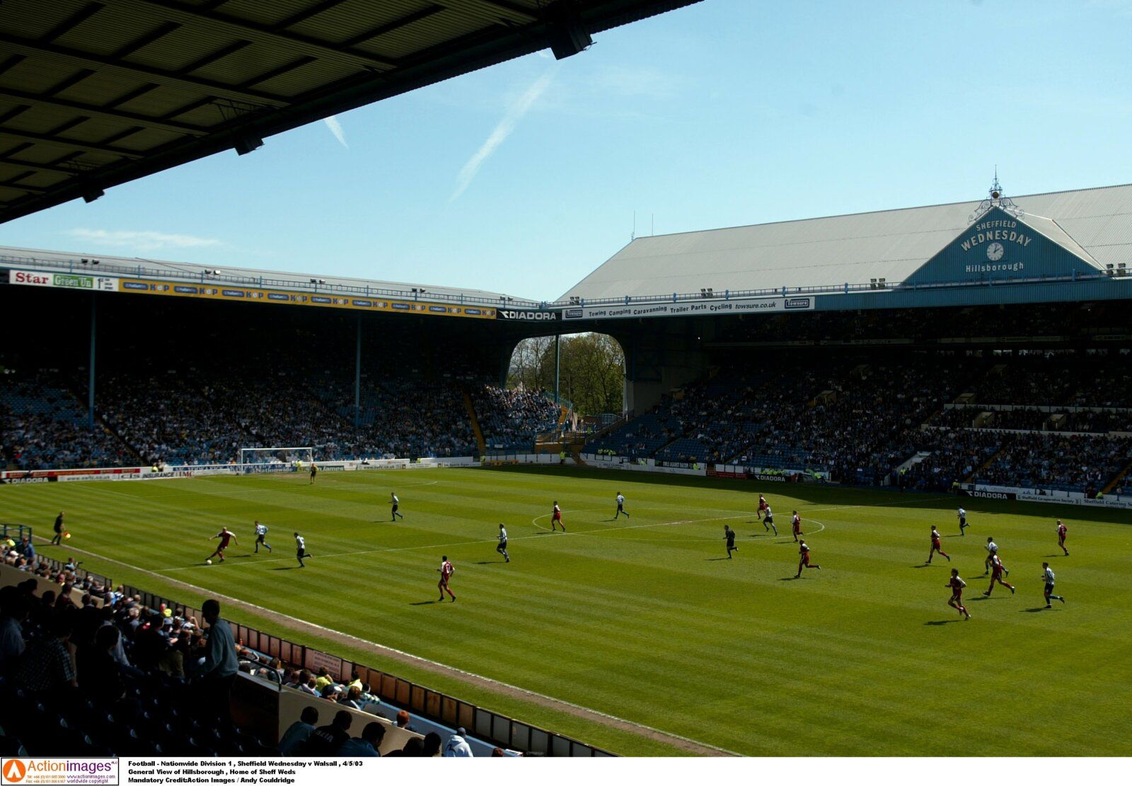 Football - Nationwide Division 1 , Sheffield Wednesday v Walsall , 4/5/03 
General View of Hillsborough , Home of Sheff Weds 
Mandatory Credit:Action Images / Andy Couldridge