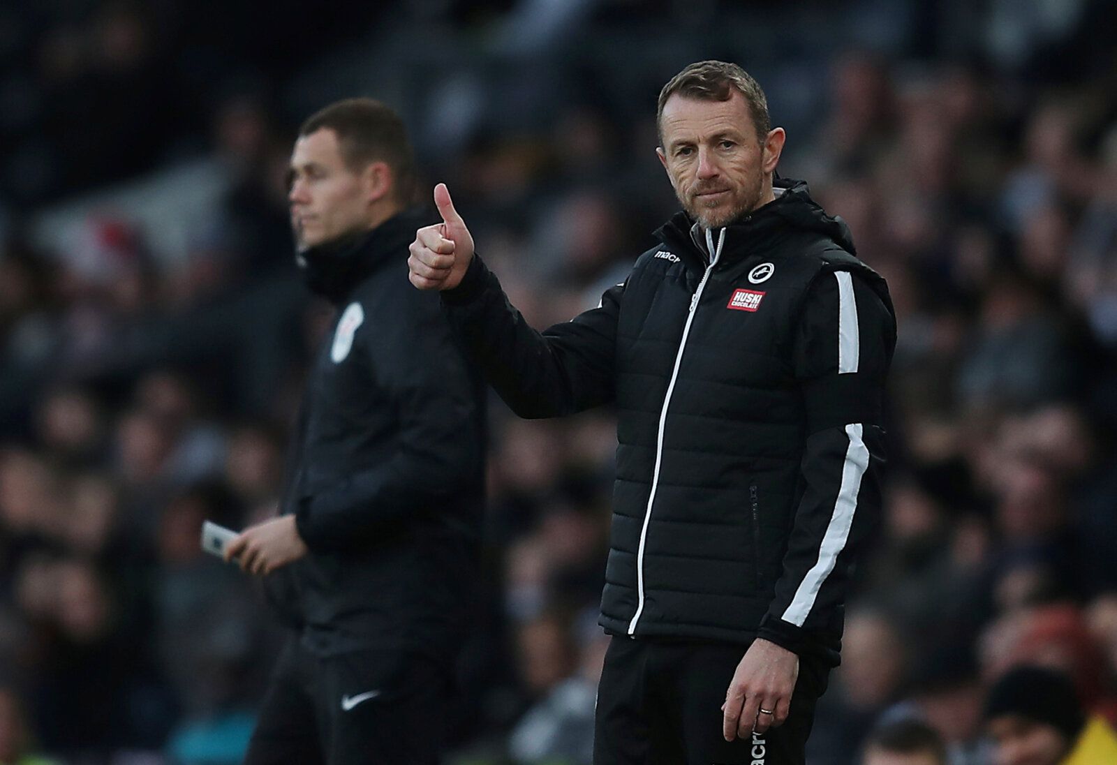 Soccer Football - Championship - Derby County v Millwall - Pride Park, Derby, Britain - December 14, 2019   Millwall's manager Gary Rowett reacts   Action Images/John Clifton    EDITORIAL USE ONLY. No use with unauthorized audio, video, data, fixture lists, club/league logos or 