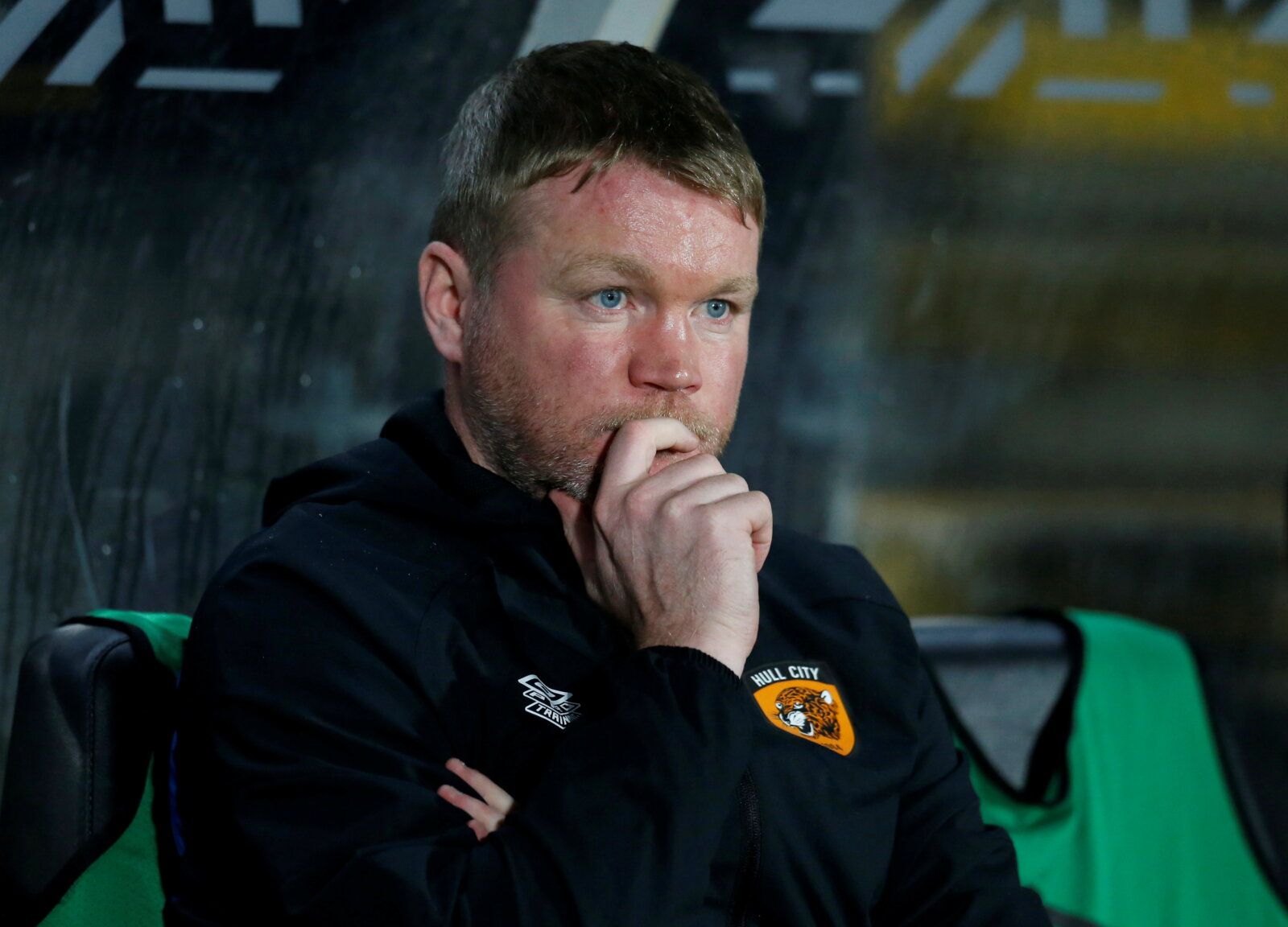 Soccer Football - Championship - Hull City v Blackpool - KCOM Stadium, Hull, Britain - September 28, 2021  Hull City manager Grant McCann before the match  Action Images/Ed Sykes  EDITORIAL USE ONLY. No use with unauthorized audio, video, data, fixture lists, club/league logos or 