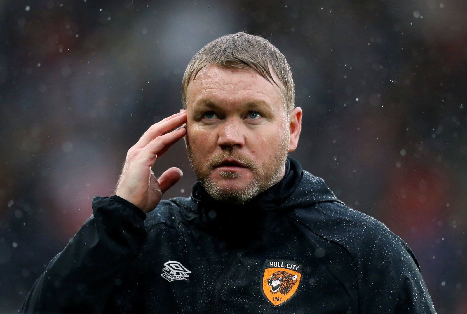 Soccer Football - Championship - Hull City v Middlesbrough - KCOM Stadium, Hull, Britain - October 2, 2021  Hull City manager Grant McCann  Action Images/Ed Sykes  EDITORIAL USE ONLY. No use with unauthorized audio, video, data, fixture lists, club/league logos or 