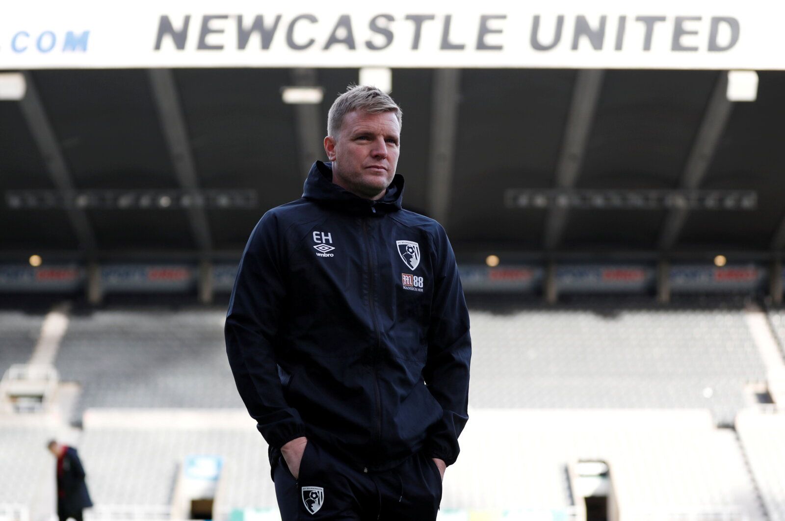 FILE PHOTO: Soccer Football - Premier League - Newcastle United v AFC Bournemouth - St James' Park, Newcastle, Britain - November 9, 2019   Bournemouth manager Eddie Howe before the match    Action Images via Reuters/Lee Smith/File Photo    EDITORIAL USE ONLY. No use with unauthorized audio, video, data, fixture lists, club/league logos or 