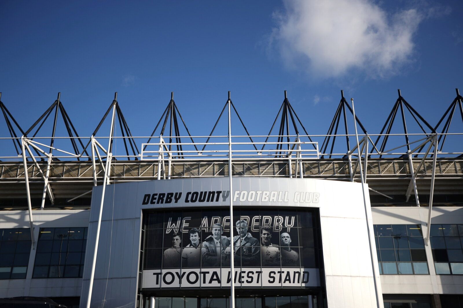 Soccer Football - Championship - Derby County v AFC Bournemouth - Pride Park, Derby, Britain - November 21, 2021 General view outside the stadium before the match  Molly Darlington/Action Images