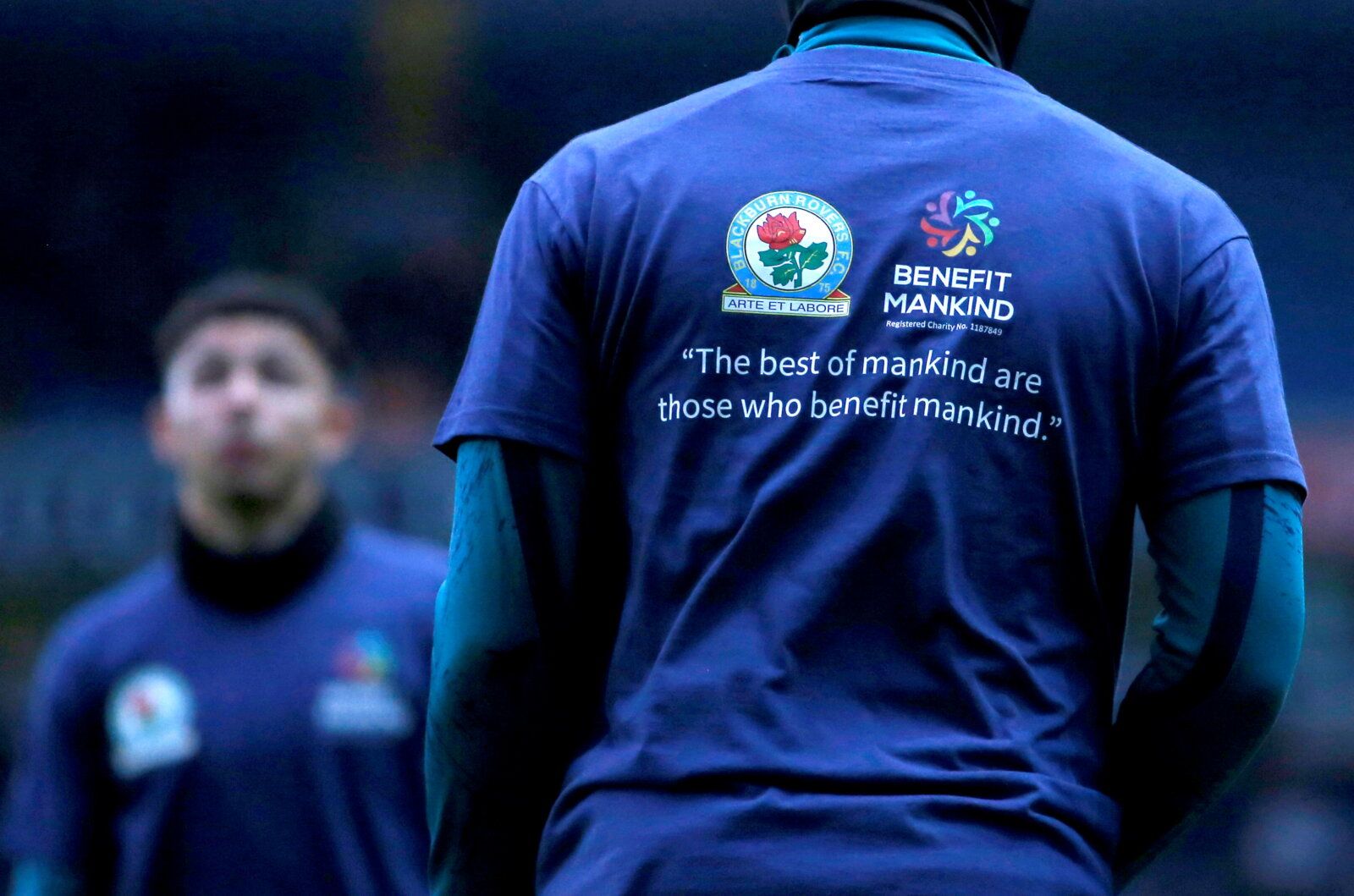 Soccer Football - Blackburn Rovers v Preston North End - Ewood Park, Blackburn, Britain - December 4, 2021  General view of a Blackburn Rovers' training top used during the warmup before the match  Action Images/Craig Brough  EDITORIAL USE ONLY. No use with unauthorized audio, video, data, fixture lists, club/league logos or 