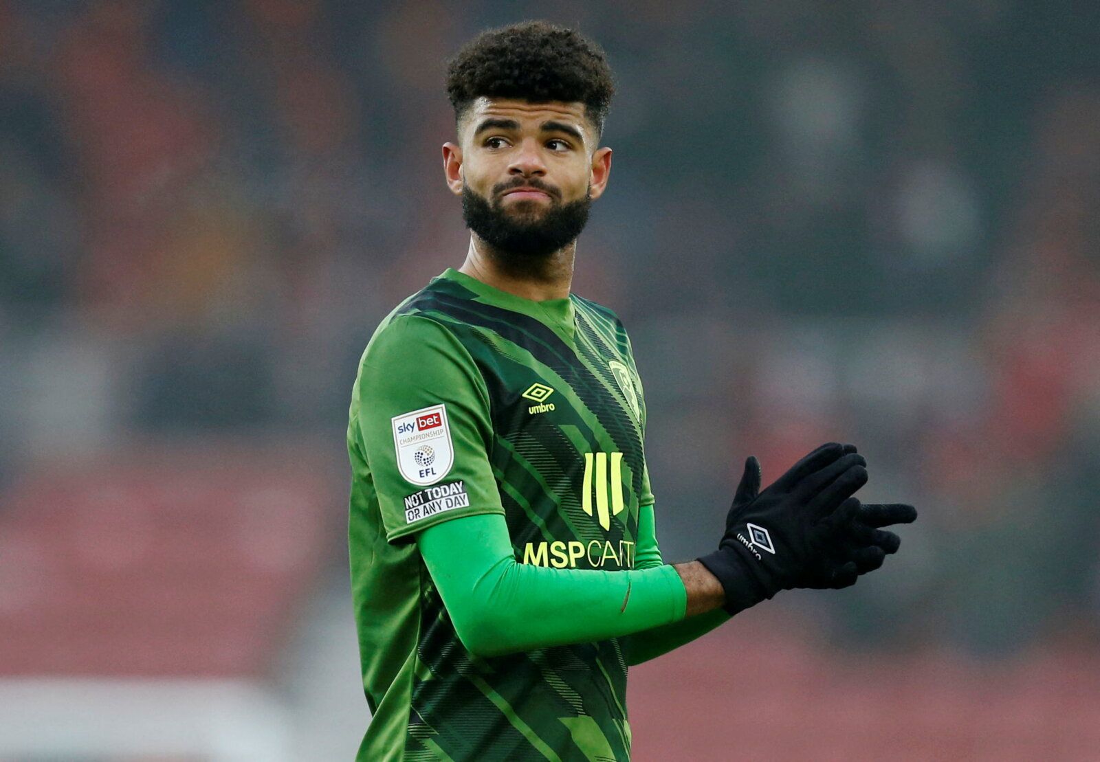 Soccer Football - Championship - Middlesbrough v AFC Bournemouth - Riverside Stadium, Middlesbrough, Britain - December 18, 2021 AFC Bournemouth's Philip Billing applauds the fans after the match  Action Images/Ed Sykes  EDITORIAL USE ONLY. No use with unauthorized audio, video, data, fixture lists, club/league logos or 