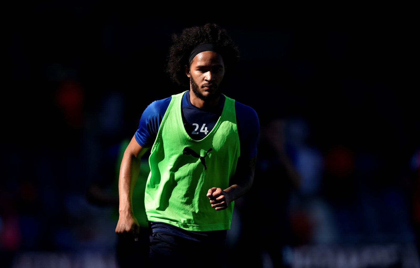 Soccer Football - Championship - Luton Town v Hull City - Kenilworth Road, Luton, Britain - September 21, 2019  Luton Town's Izzy Brown during the warm up before the match    Action Images/Adam Holt  EDITORIAL USE ONLY. No use with unauthorized audio, video, data, fixture lists, club/league logos or 