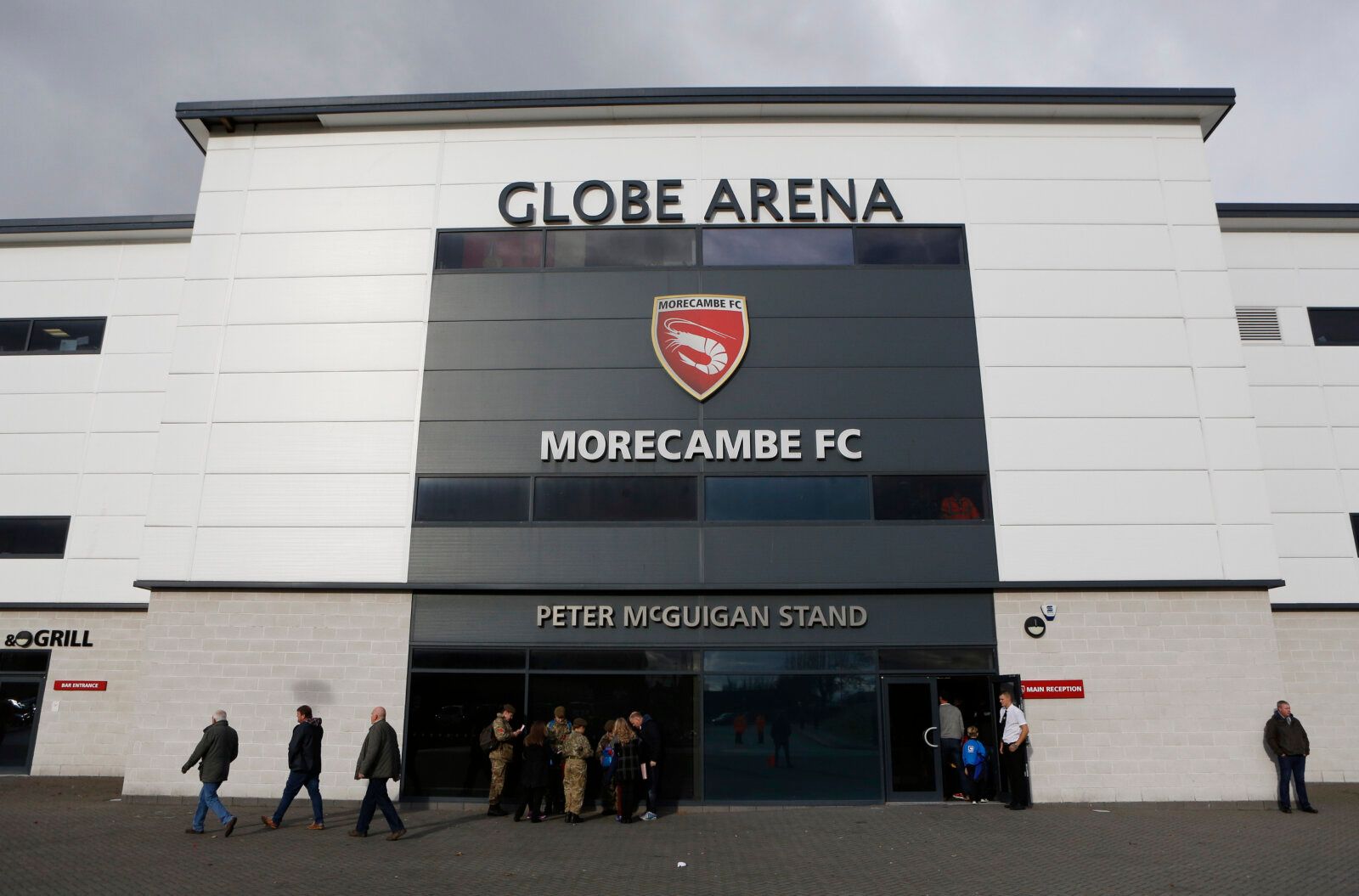 Britain Football Soccer - Morecambe v Coventry City - FA Cup First Round - Globe Arena - 16/17 - 6/11/16 General view outside the stadium before the match Mandatory Credit: Action Images / Craig Brough EDITORIAL USE ONLY. No use with unauthorized audio, video, data, fixture lists, club/league logos or 