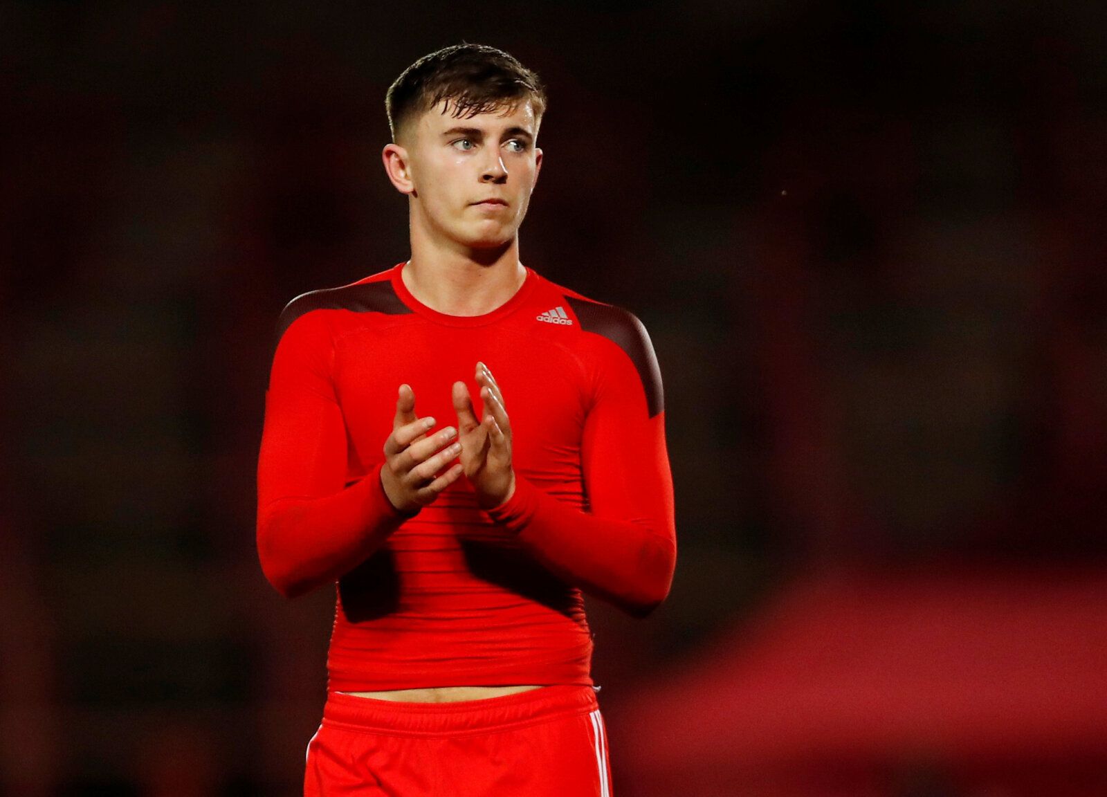 Soccer Football - International Friendly - Wales v Trinidad and Tobago - The Racecourse, Wrexham, Britain - March 20, 2019  Wales' Ben Woodburn celebrates after the match  Action Images via Reuters/Andrew Boyers