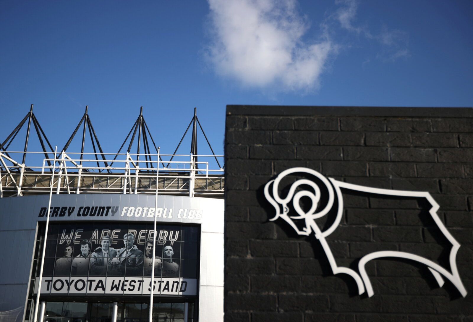 Soccer Football - Championship - Derby County v AFC Bournemouth - Pride Park, Derby, Britain - November 21, 2021 General view outside the stadium before the match  Molly Darlington/Action Images