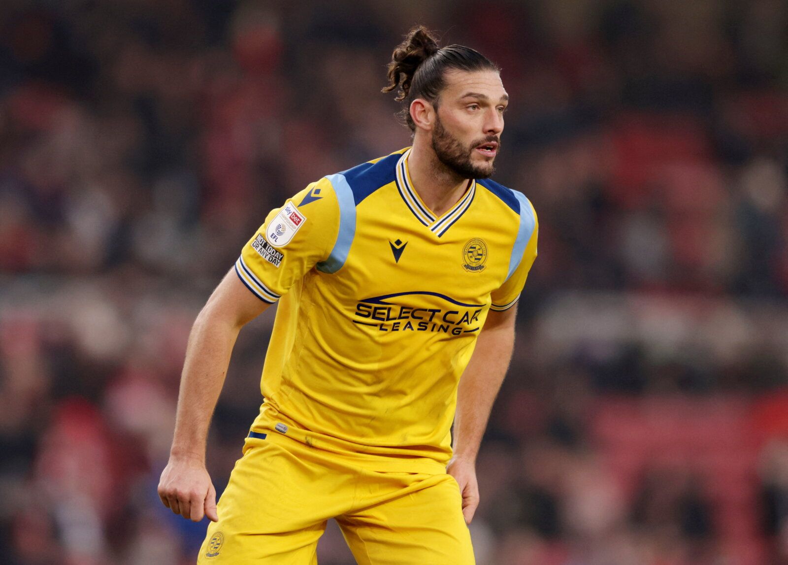 Soccer Football - Championship - Middlesbrough v Reading - Riverside Stadium, Middlesbrough, Britain - January 15, 2022 Reading's Andy Carroll Action Images/John Clifton EDITORIAL USE ONLY. No use with unauthorized audio, video, data, fixture lists, club/league logos or 