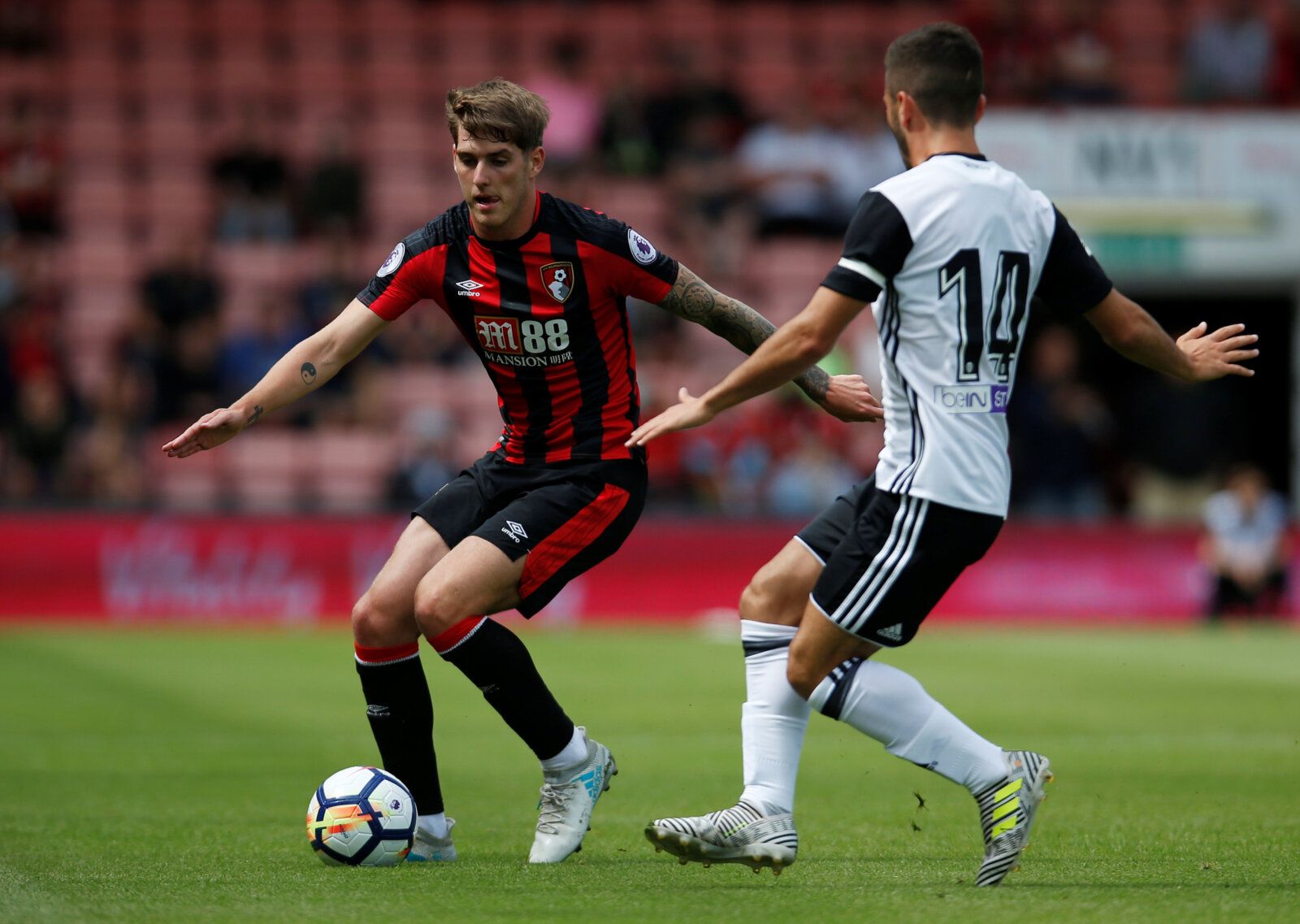 Soccer Football - AFC Bournemouth vs Valencia - Pre Season Friendly - Bournemouth, Britain - July 30, 2017   Bournemouth's Connor Mahoney in action   Action Images via Reuters/Paul Childs
