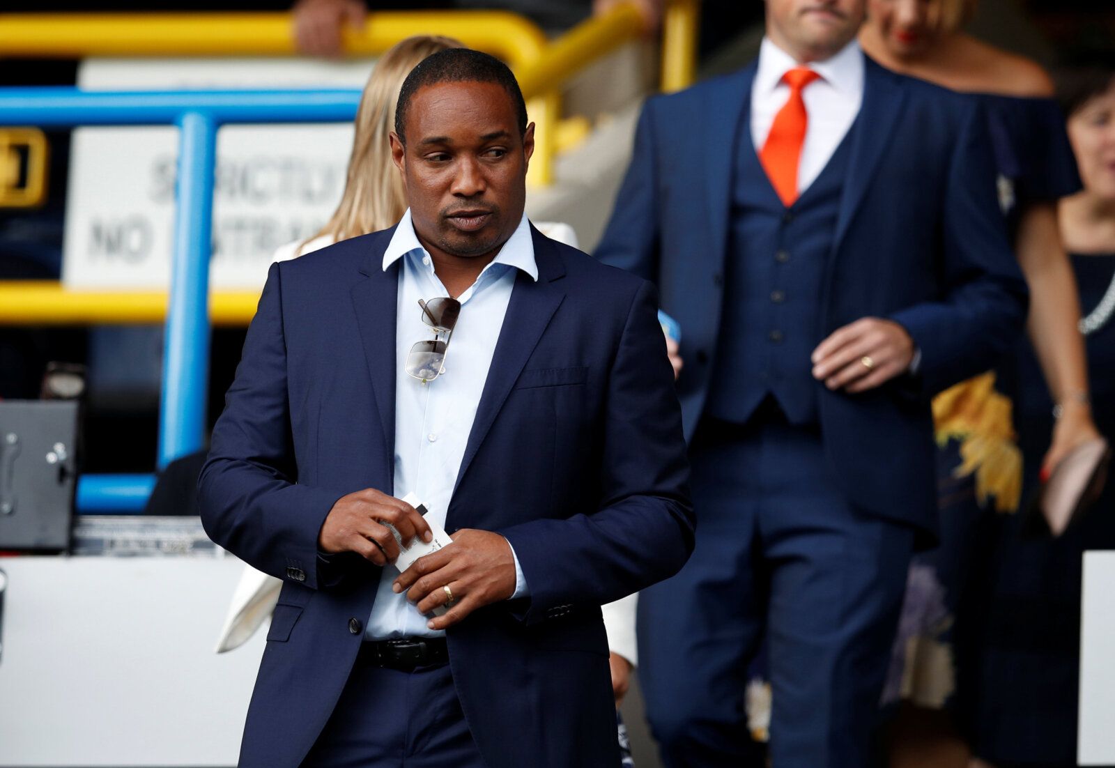 Soccer Football - Premier League - Huddersfield Town vs Southampton - Huddersfield, Britain - August 26, 2017 Paul Ince, father of Huddersfield's Tom Ince, arrives at the match REUTERS/Phil Noble EDITORIAL USE ONLY. No use with unauthorized audio, video, data, fixture lists, club/league logos or 