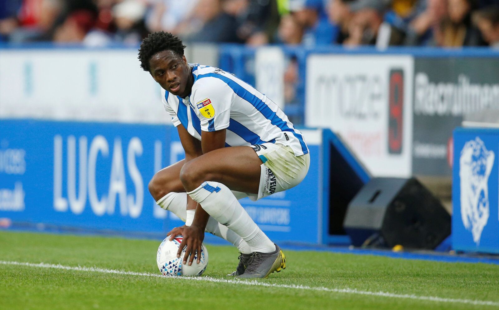 Soccer Football - Championship - Huddersfield Town v Derby County - John Smith's Stadium, Huddersfield, Britain - August 5, 2019  Huddersfield Town's Terence Kongolo  Action Images/Ed Sykes  EDITORIAL USE ONLY. No use with unauthorized audio, video, data, fixture lists, club/league logos or 