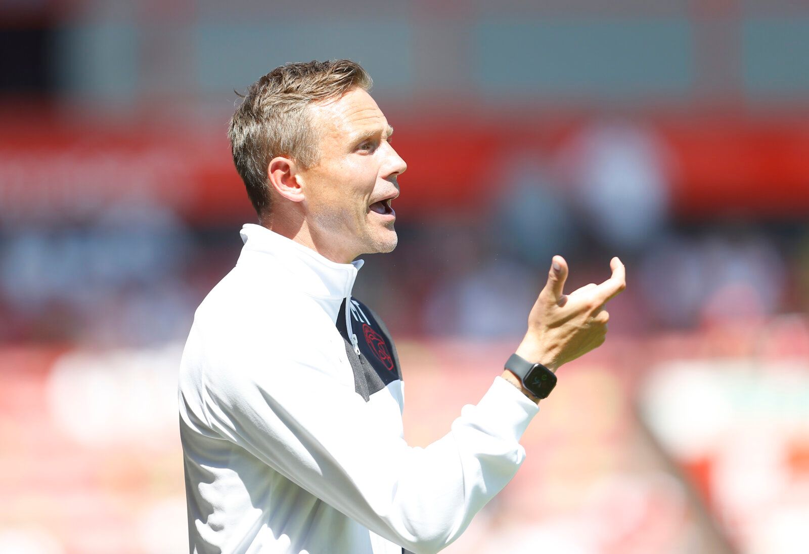 Soccer Football - Pre Season Friendly - Walsall v Crystal Palace - The Banks's Stadium, Walsall, Britain - July 17, 2021 Walsall manager Matthew Taylor Action Images via Reuters/Craig Brough