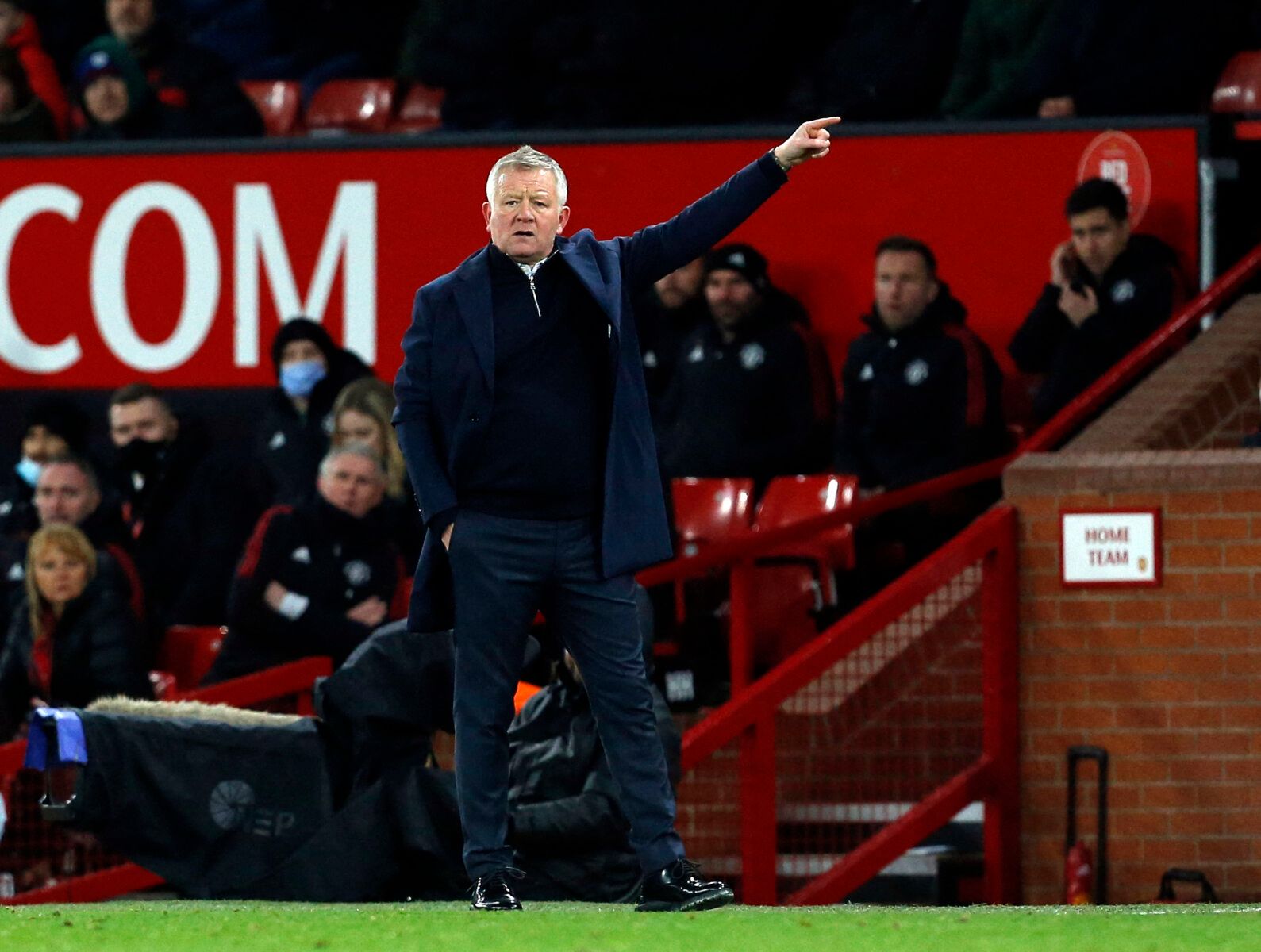 Soccer Football - FA Cup Fourth Round - Manchester United v Middlesbrough - Old Trafford, Manchester, Britain - February 4, 2022 Middlesbrough manager Chris Wilder REUTERS/Craig Brough