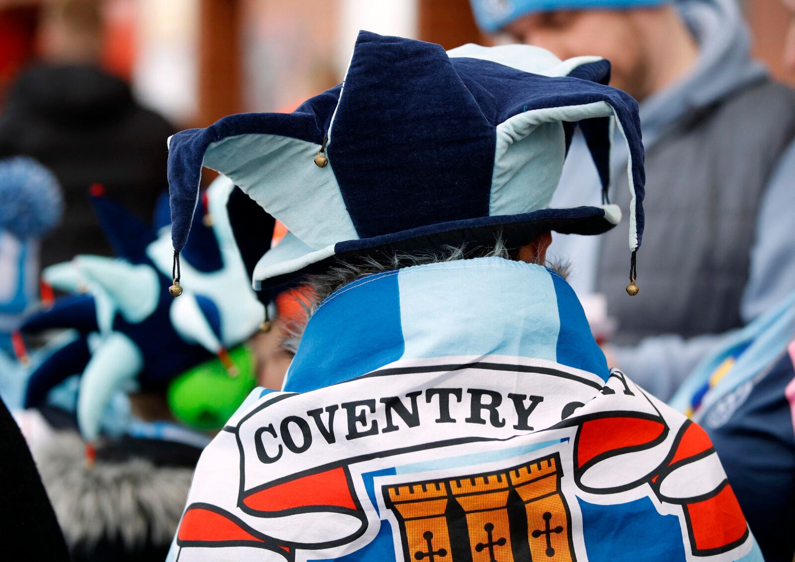 Soccer Football - FA Cup - Fourth Round - Southampton v Coventry City - St Mary's Stadium, Southampton, Britain - February 5, 2022 Coventry City fan before the match REUTERS/Peter Nicholls