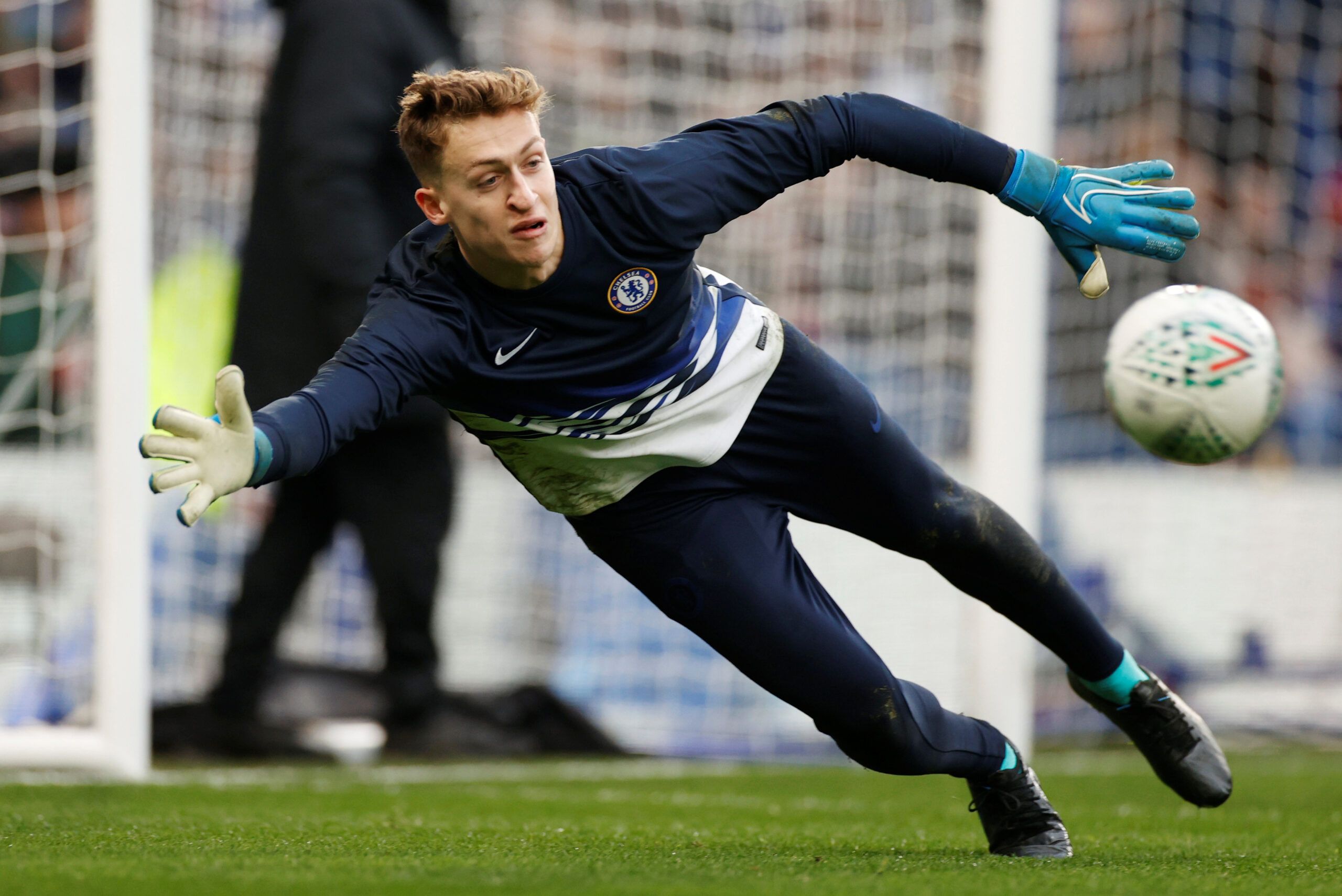 Soccer Football - FA Cup - Third Round - Chelsea v Nottingham Forest - Stamford Bridge, London, Britain - January 5, 2020  Chelsea's Jamie Cumming during the warm up before the match  Action Images via Reuters/John Sibley