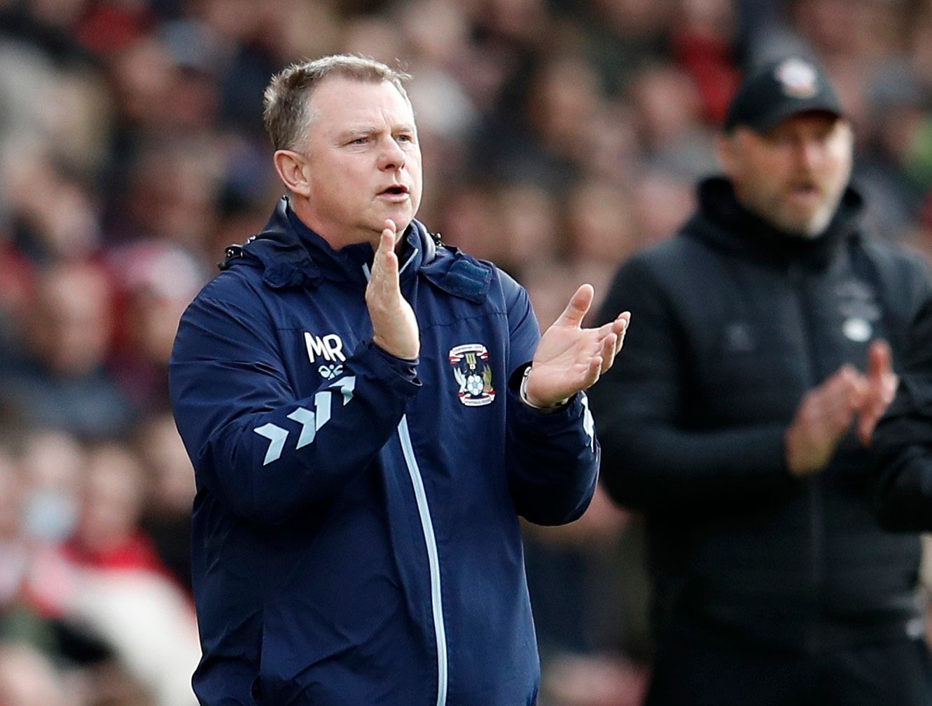 Soccer Football - FA Cup - Fourth Round - Southampton v Coventry City - St Mary's Stadium, Southampton, Britain - February 5, 2022 Coventry City manager Mark Robins REUTERS/Peter Nicholls