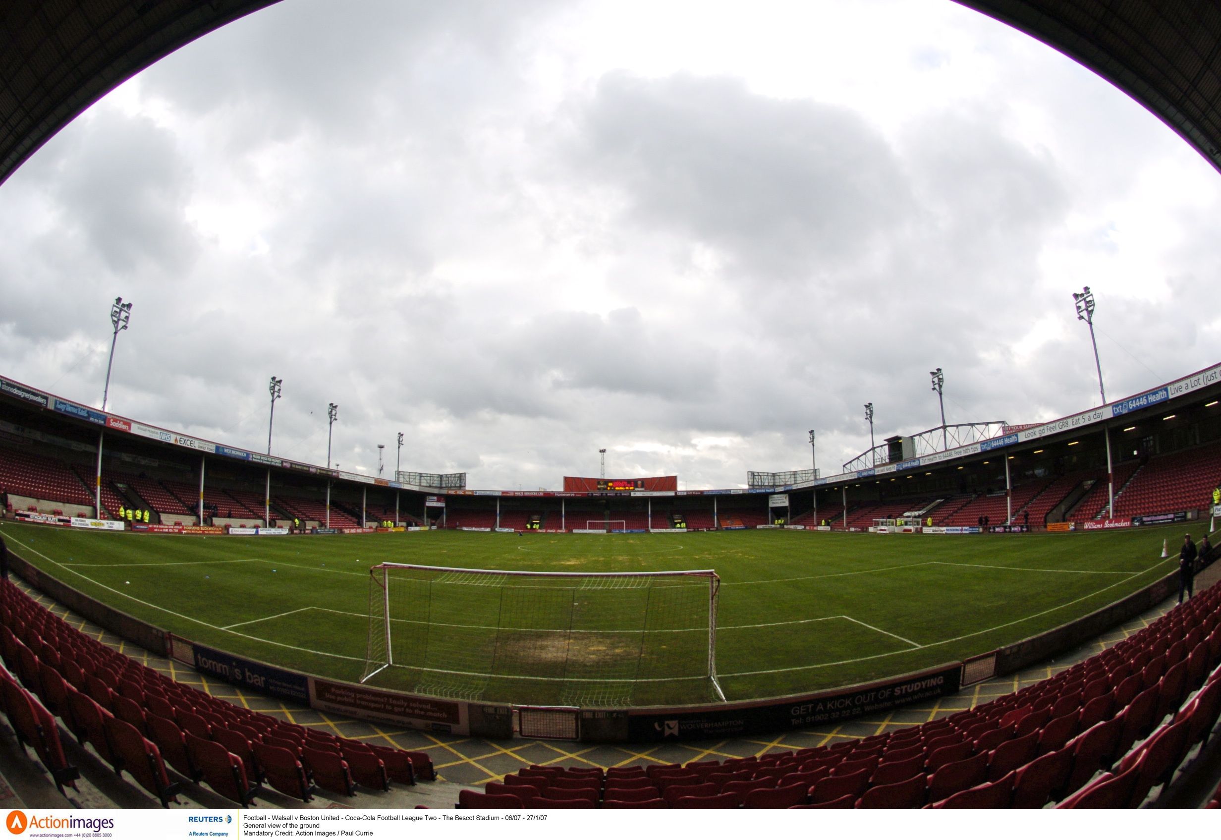 Football - Walsall v Boston United - Coca-Cola Football League Two - The Bescot Stadium - 06/07 - 27/1/07 
General view of the ground 
Mandatory Credit: Action Images / Paul Currie