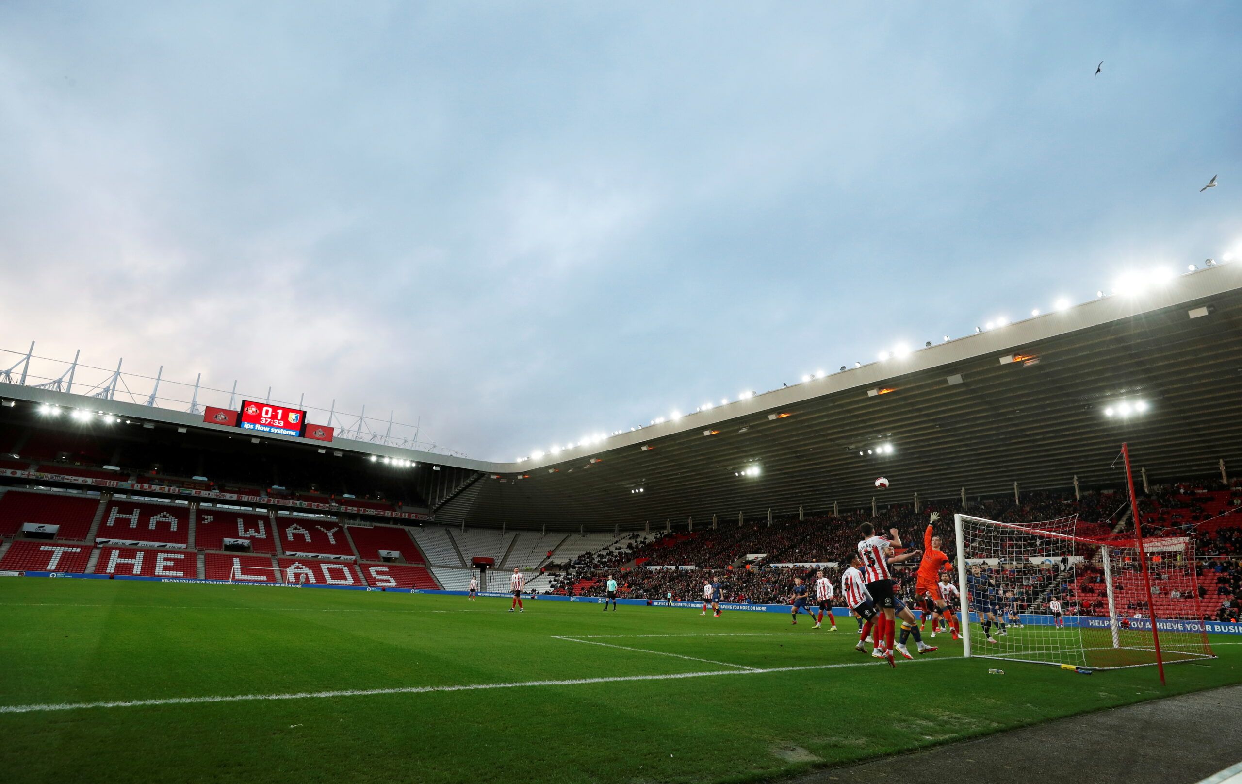 Soccer Football - FA Cup - First Round - Sunderland v Mansfield Town - Stadium of Light, Sunderland, Britain - November 6, 2021 General view during the match   Action Images/Lee Smith
