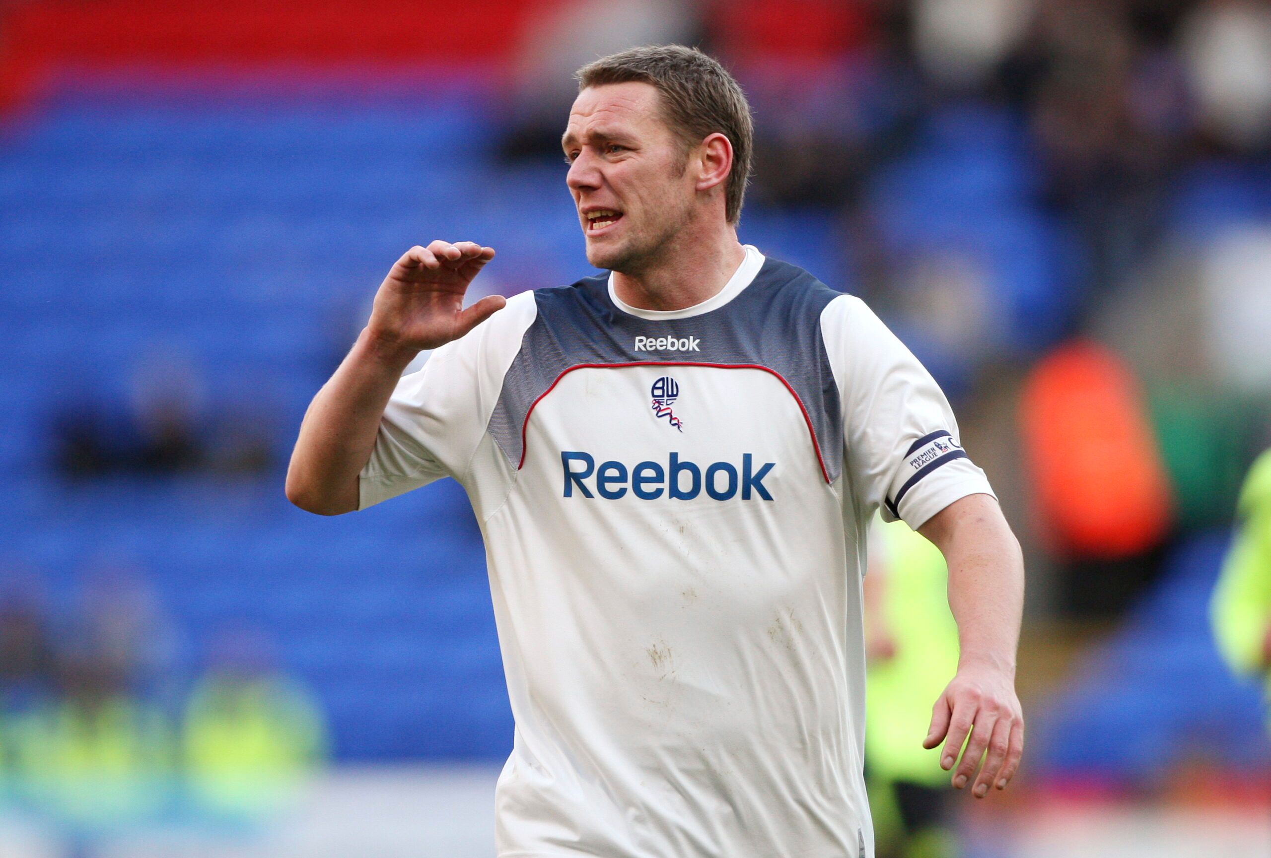 Football - Stock - 08/09 - 28/12/08 
Kevin Nolan - Bolton Wanderers 
Mandatory Credit: Action Images / Paul Currie 
NO ONLINE/INTERNET USE WITHOUT A LICENCE FROM THE FOOTBALL DATA CO LTD. FOR LICENCE ENQUIRIES PLEASE TELEPHONE +44 (0) 207 864 9000.